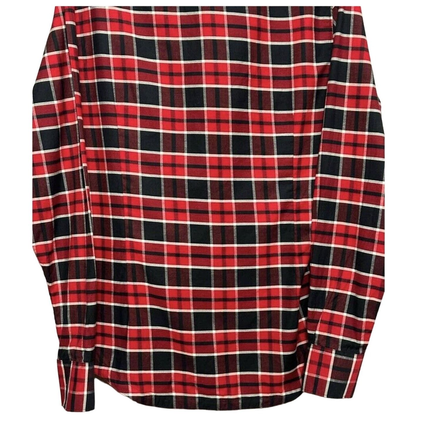 Other Good Man Plaid Pattern Shirt Button-Up Flannel Red M NWOT Size US M / EU 48-50 / 2 - 6 Thumbnail