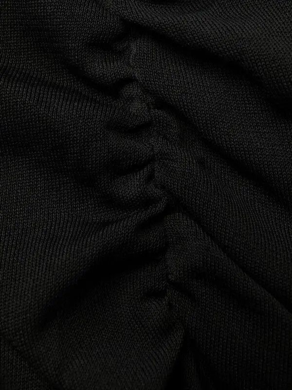 Saint Laurent Paris o1bcso1str1125 Dress in Black Size M / US 6-8 / IT 42-44 - 5 Thumbnail