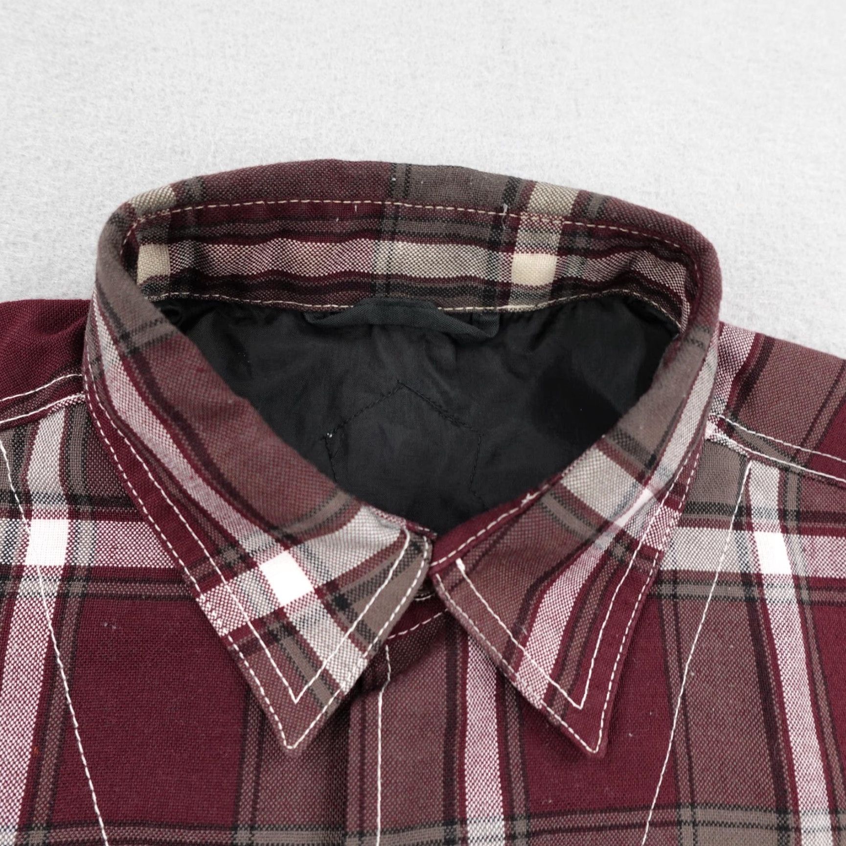 Rusty VINTAGE Rusty Jacket Mens 2XL Red Plaid Lined Snap Up Shacket Skater Overshirt Jacket Size US XXL / EU 58 / 5 - 2 Thumbnail