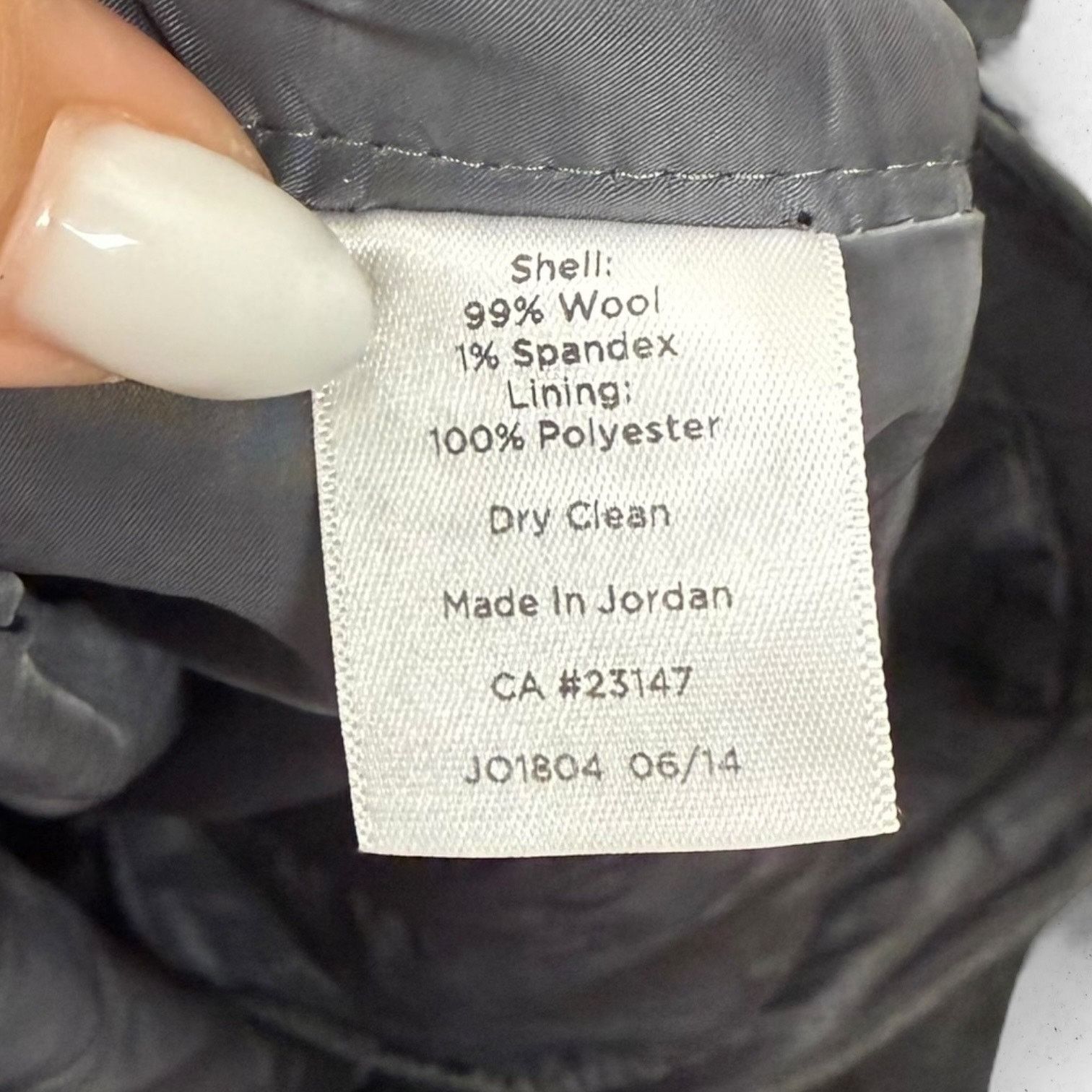Other Talbots Heritage Gray Dress Pants Women's 8 Office Wool Size 30" / US 8 / IT 44 - 5 Thumbnail