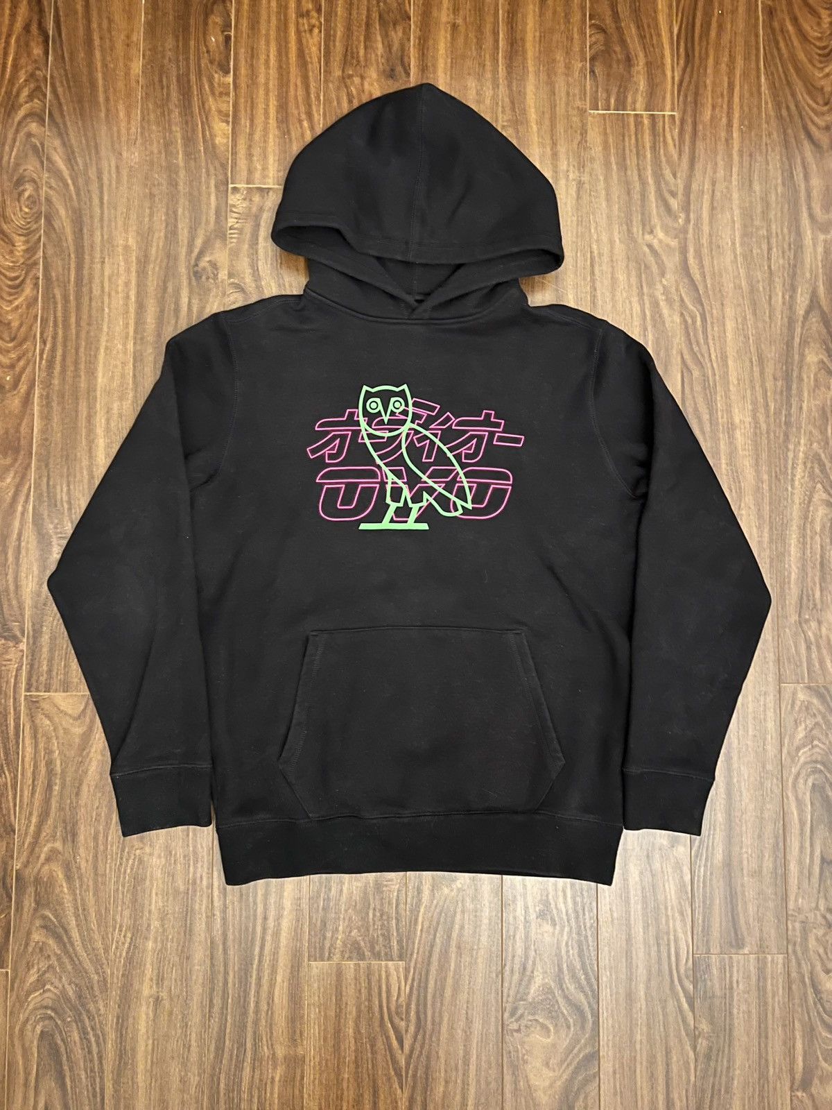 OVO Neon Lights Hoodie in Black