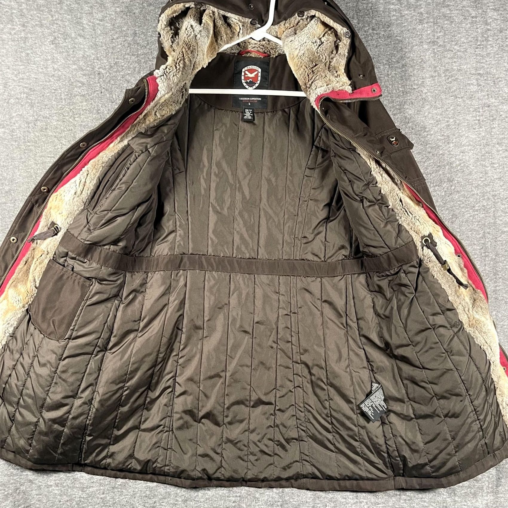 Madison VINTAGE 1 Madison Expedition Coat Womens XS Brown Heritage Collection Faux Fur Parka Size XS / US 0-2 / IT 36-38 - 3 Thumbnail