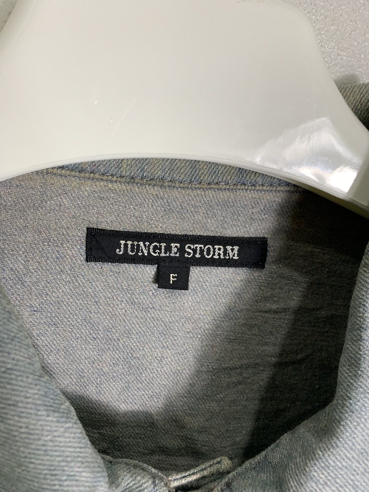 Japanese Brand Jungle Storm Distressed denim jacket Size US L / EU 52-54 / 3 - 10 Thumbnail