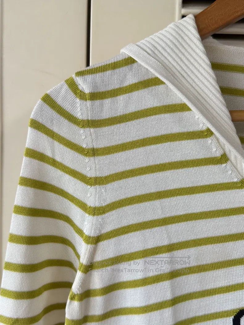 Dior Dior Striped sailor collar knitwear Size XS / US 0-2 / IT 36-38 - 5 Thumbnail