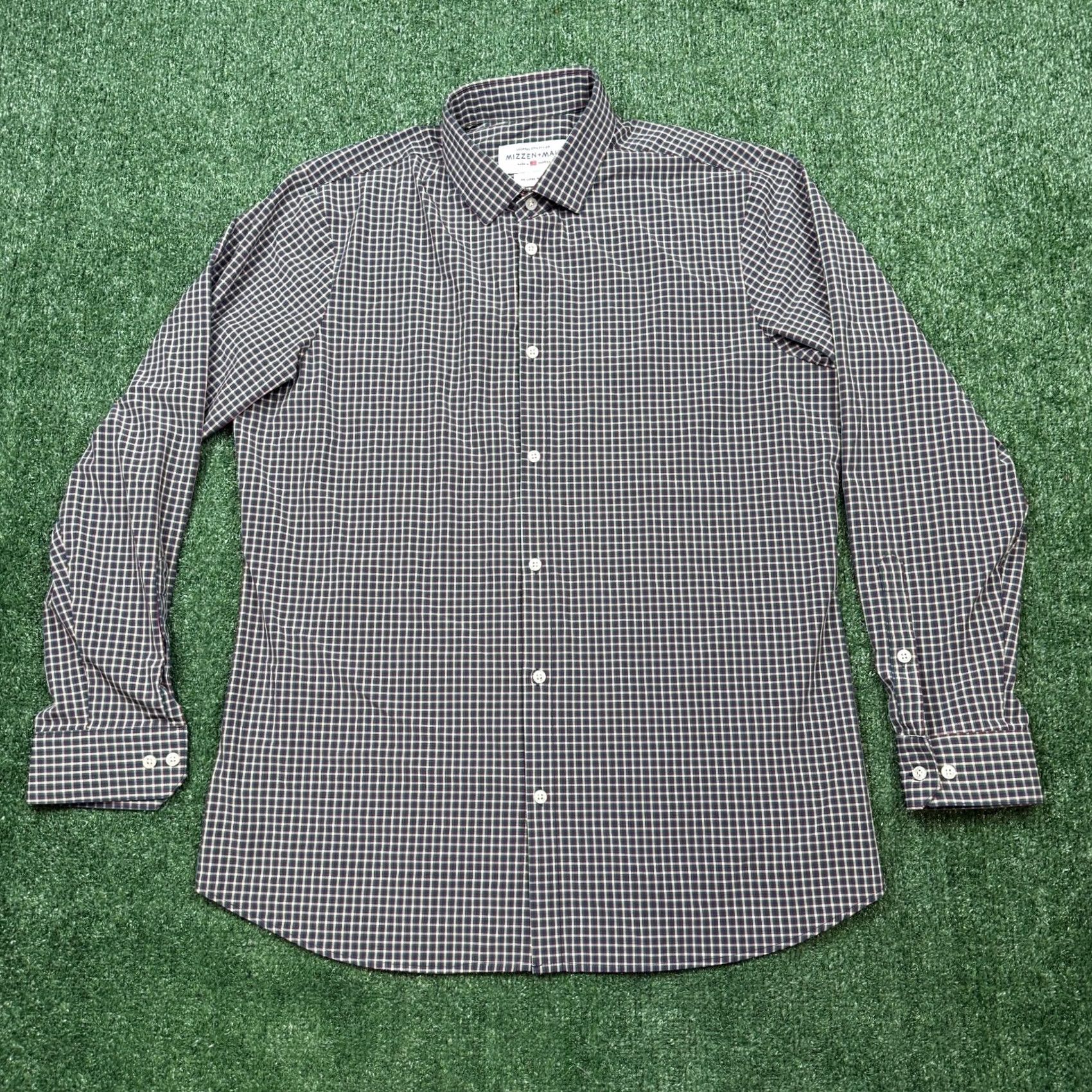 Mizzen+Main Mizzen+Main Leeward Button Up Shirt Men's 2XL Multicolor Plaid Preppy Size US XXL / EU 58 / 5 - 2 Thumbnail