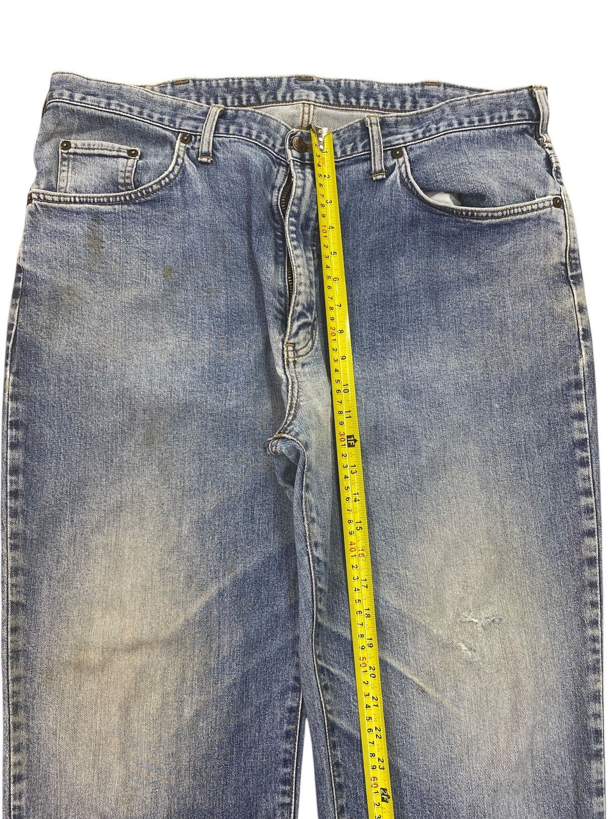 Edwin Edwin Whiskers Faded Wash Style Loose Jeans Size US 38 / EU 54 - 6 Thumbnail