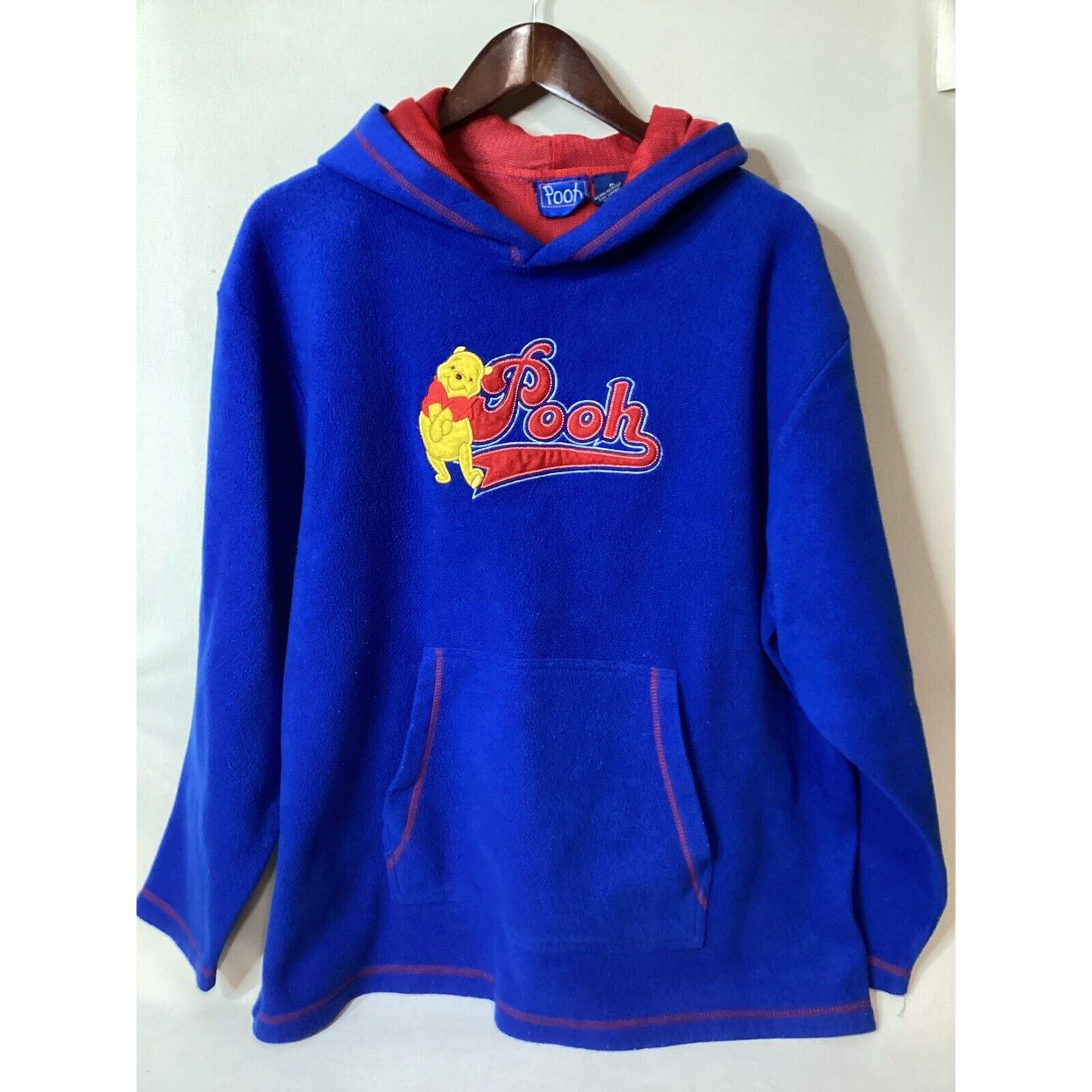 Disney Vintage Disney Winnie The Pooh Fleece Hooded Sweatshirt XL Size XL / US 12-14 / IT 48-50 - 1 Thumbnail