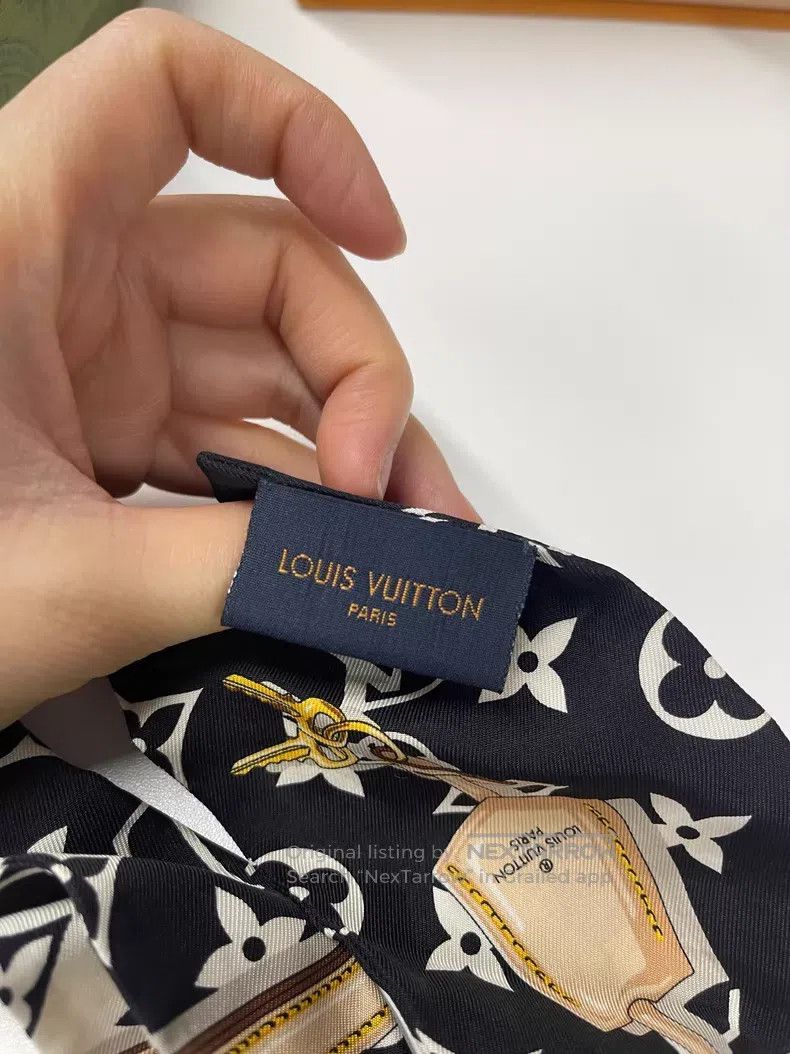 Louis Vuitton Louis Vuitton Monogram Confidential bandeau Silk Scarf Size ONE SIZE - 5 Thumbnail