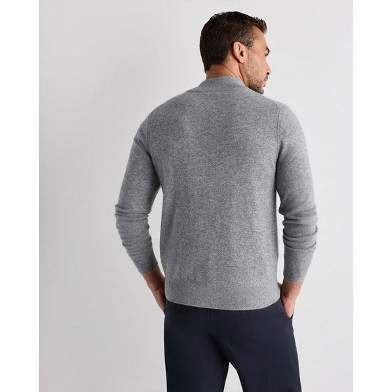 Quince Quince Men Cashmere Full Zip Sweater Heather Grey S NWT Size US S / EU 44-46 / 1 - 4 Thumbnail