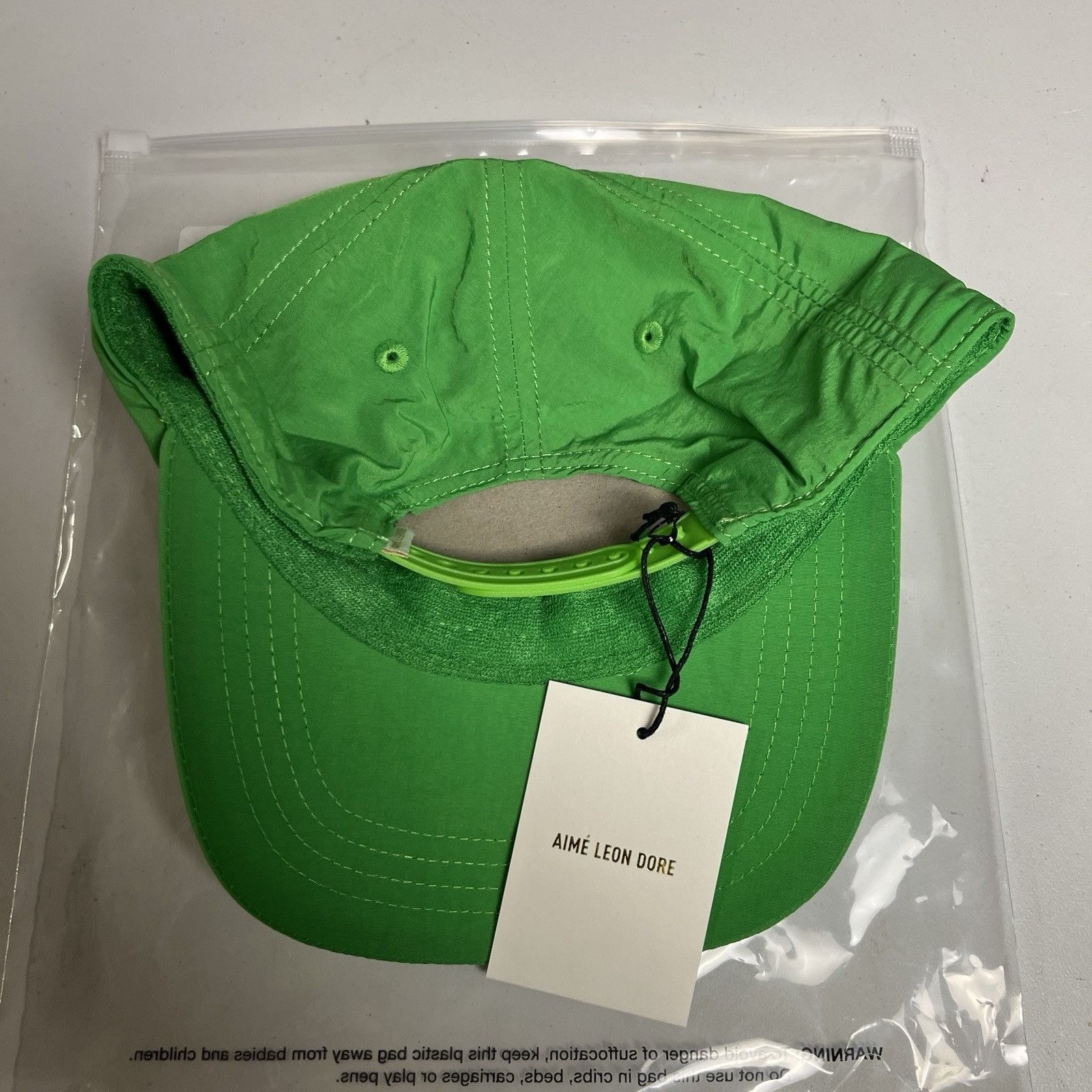 Aime Leon Dore Aime Leon Dore Unisphere Hat Green Snapback Summer Nylon Size ONE SIZE - 2 Thumbnail