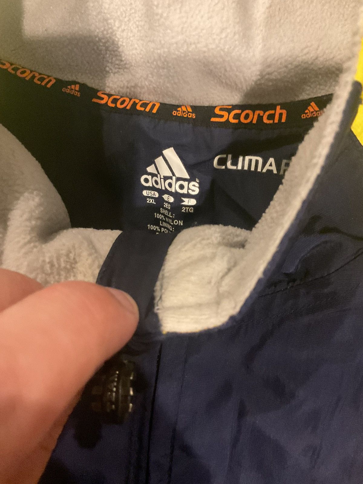 NCAA × Vintage Adidas Michigan Wolverines black and yellow jacket Size US XXL / EU 58 / 5 - 3 Thumbnail