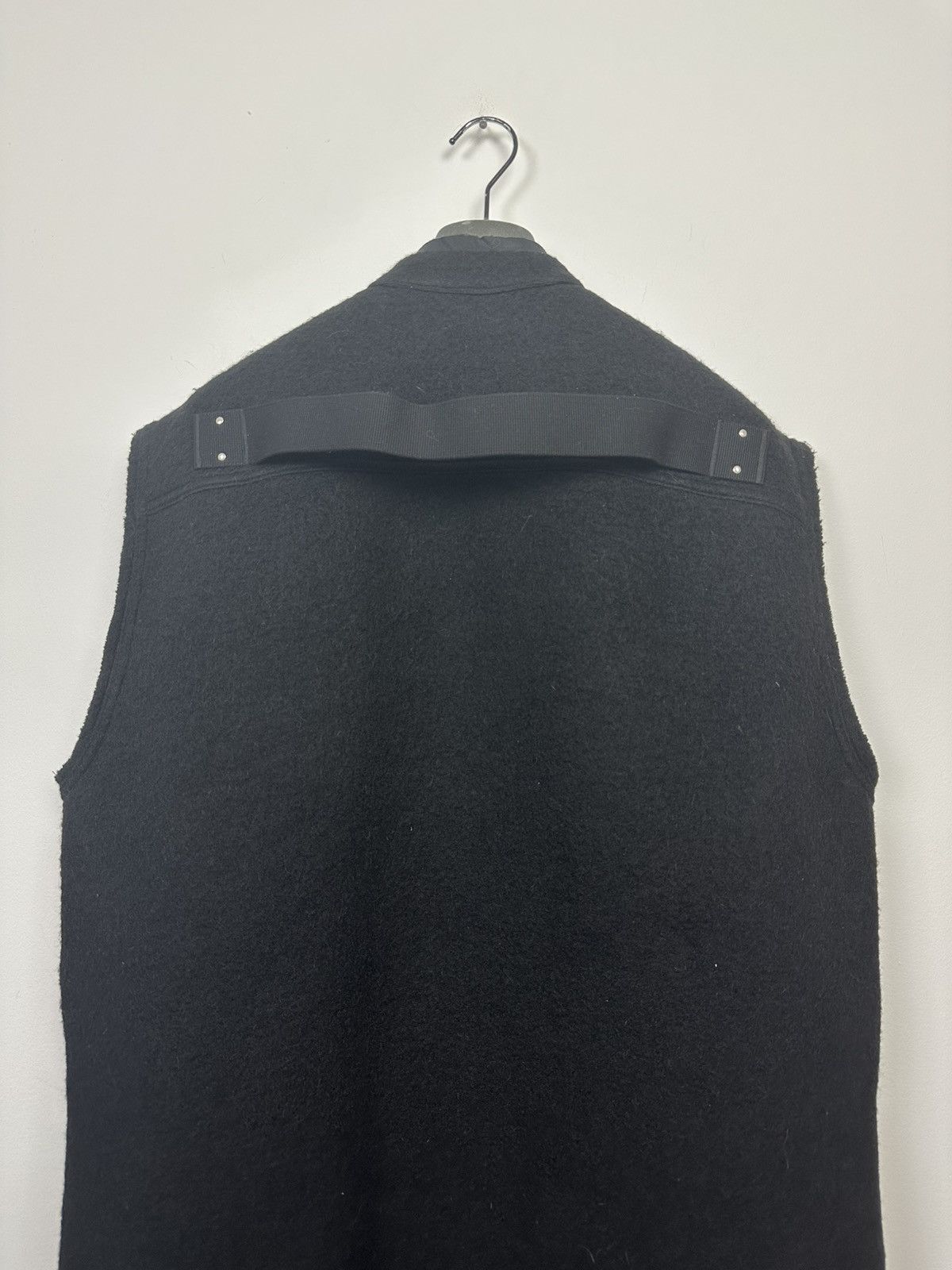 Rick Owens FW22 ‘STROBE’ Jumbo Fogpocket Boiled Wool Vest Size US M / EU 48-50 / 2 - 5 Thumbnail