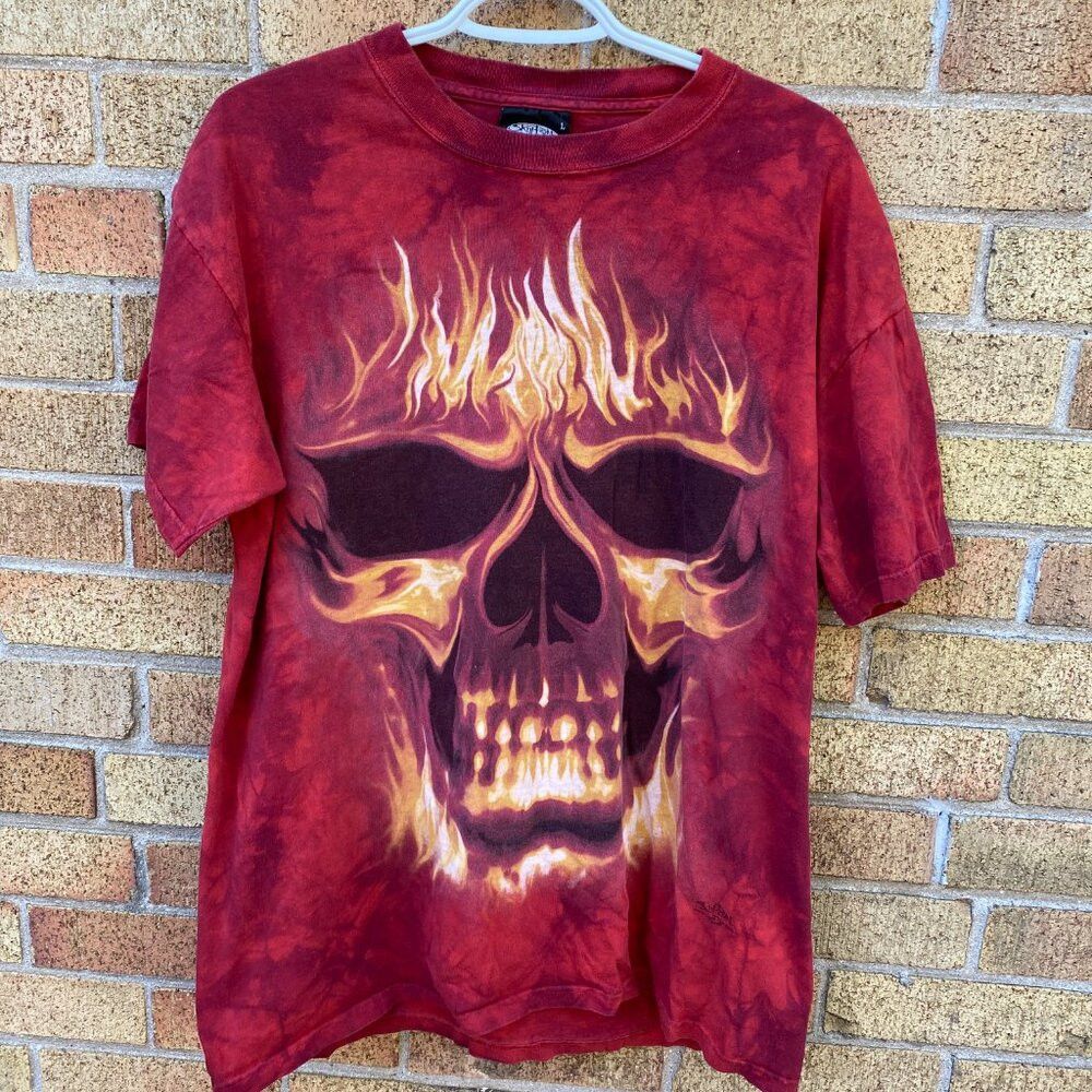 Vintage Vintage 2005 Skullbone Marvel Red Skull T Shirt Large Size US L / EU 52-54 / 3 - 2 Thumbnail