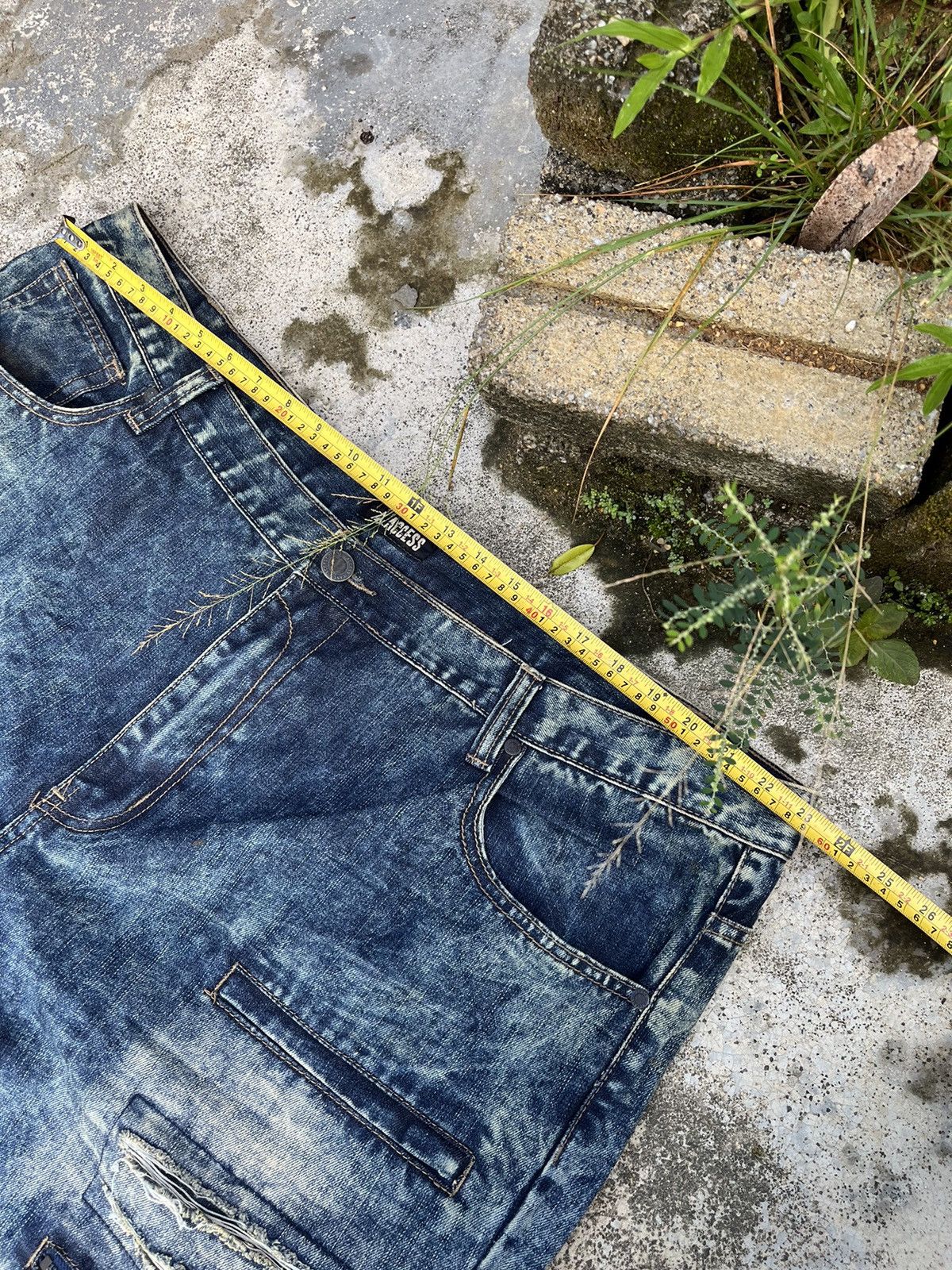 If Six Was Nine × Japanese Brand × Le Grande Bleu (L.G.B.) Baggy Crazy LGB Inspired Denim Size US 38 / EU 54 - 7 Thumbnail
