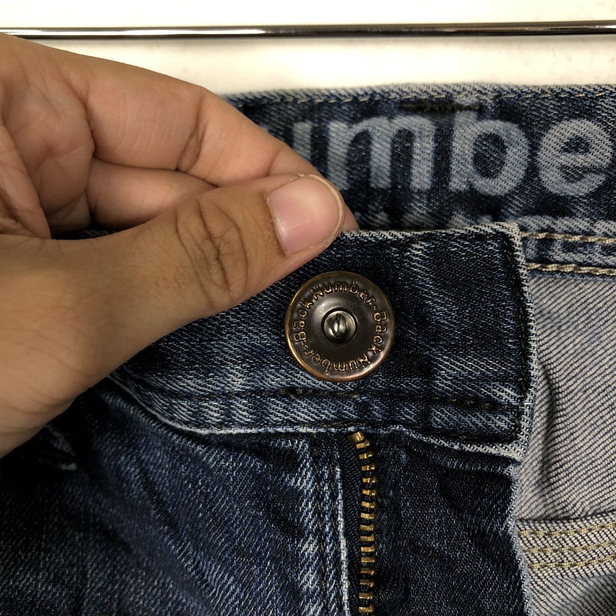 Japanese Brand 🔥Rare 90’s Vintage Distressed Denim Jeans Back Number Japan Size US 32 / EU 48 - 13 Thumbnail