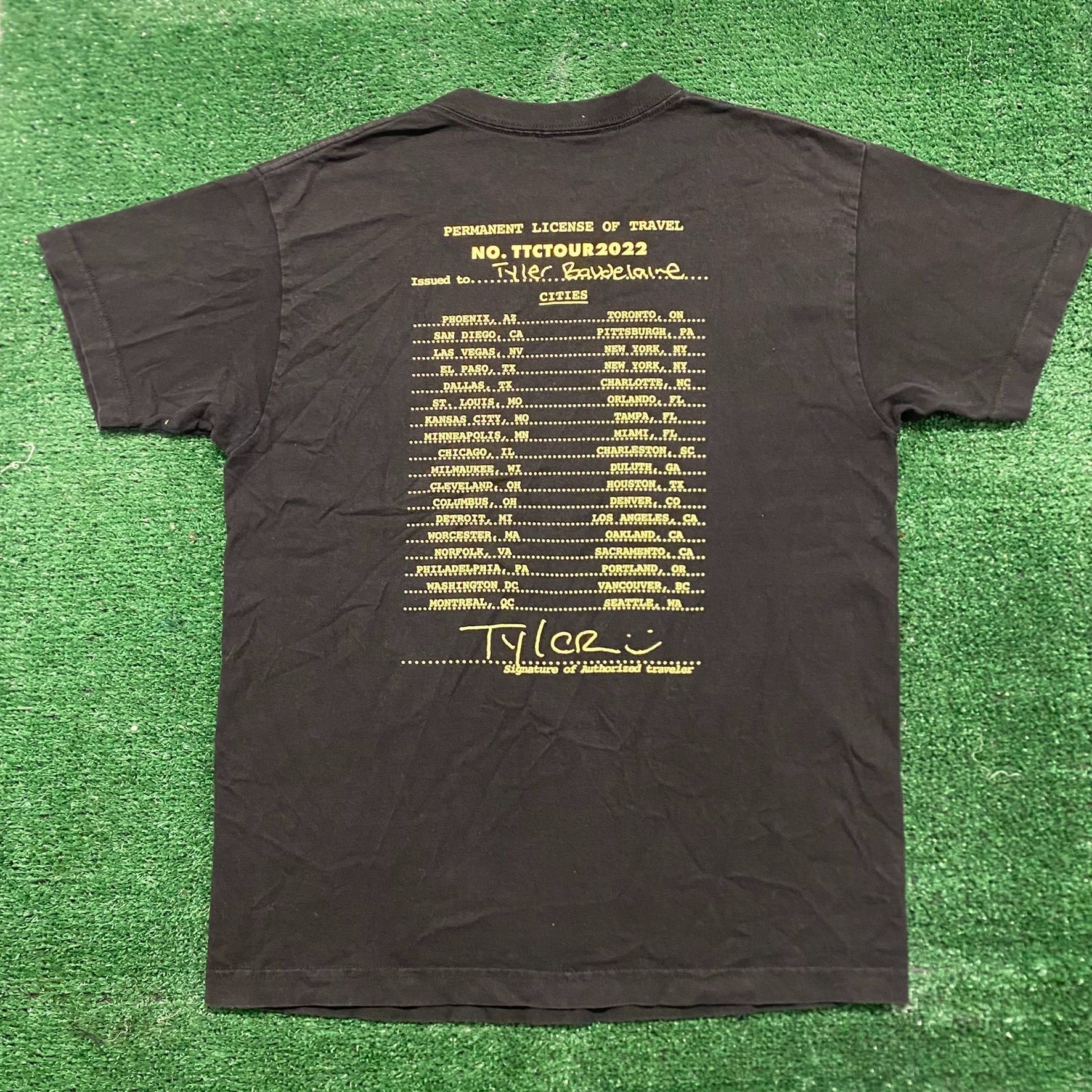 Golf Wang Call Me If You Get Lost OFWGKTA Golf Wang Black Tour T-Shirt Size US M / EU 48-50 / 2 - 5 Thumbnail