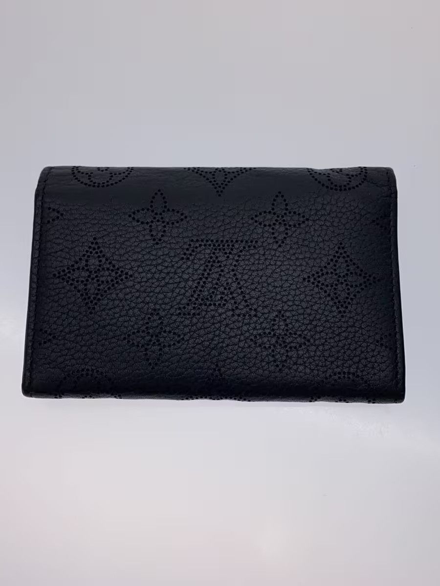 Louis Vuitton Louis Vuitton Mahina Porto Monnaie Anae Leather Black Size ONE SIZE - 2 Thumbnail