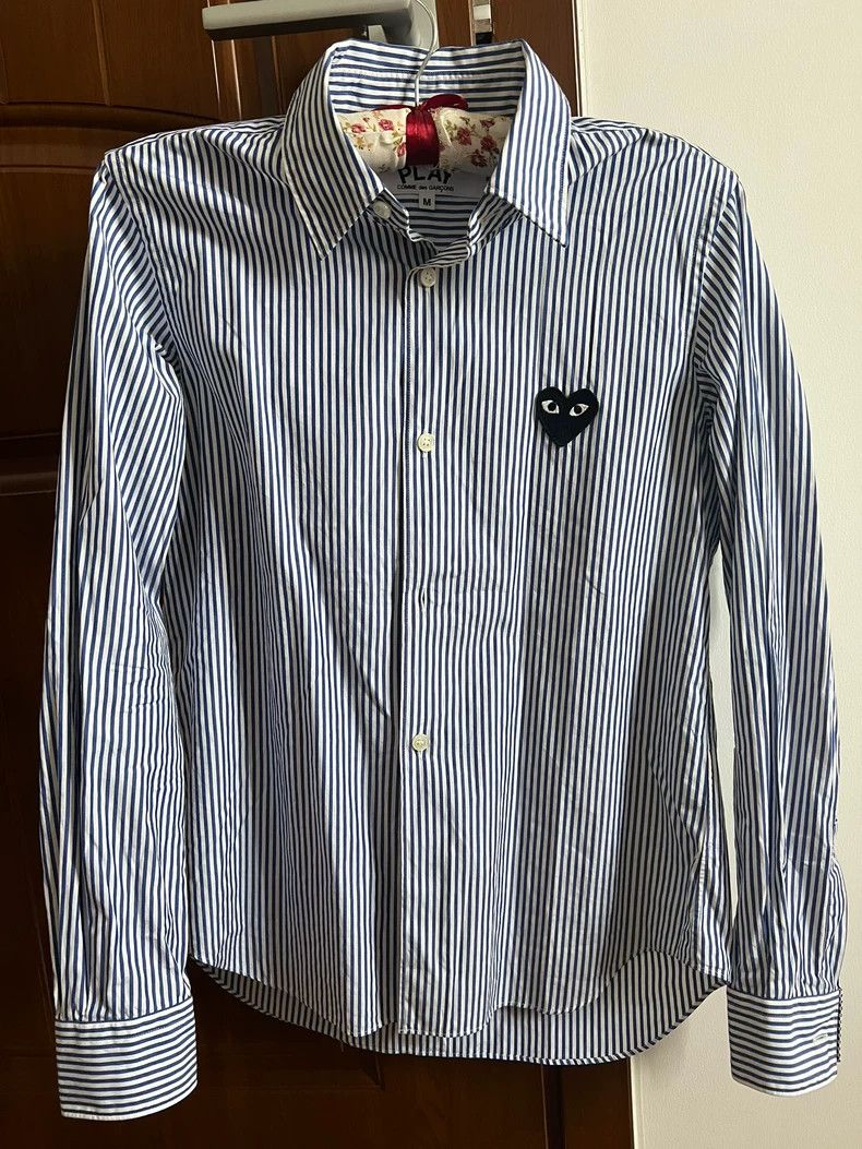 Comme des Garcons Comme Des Garcons Women's striped shirt Size M / US 6-8 / IT 42-44 - 1 Thumbnail