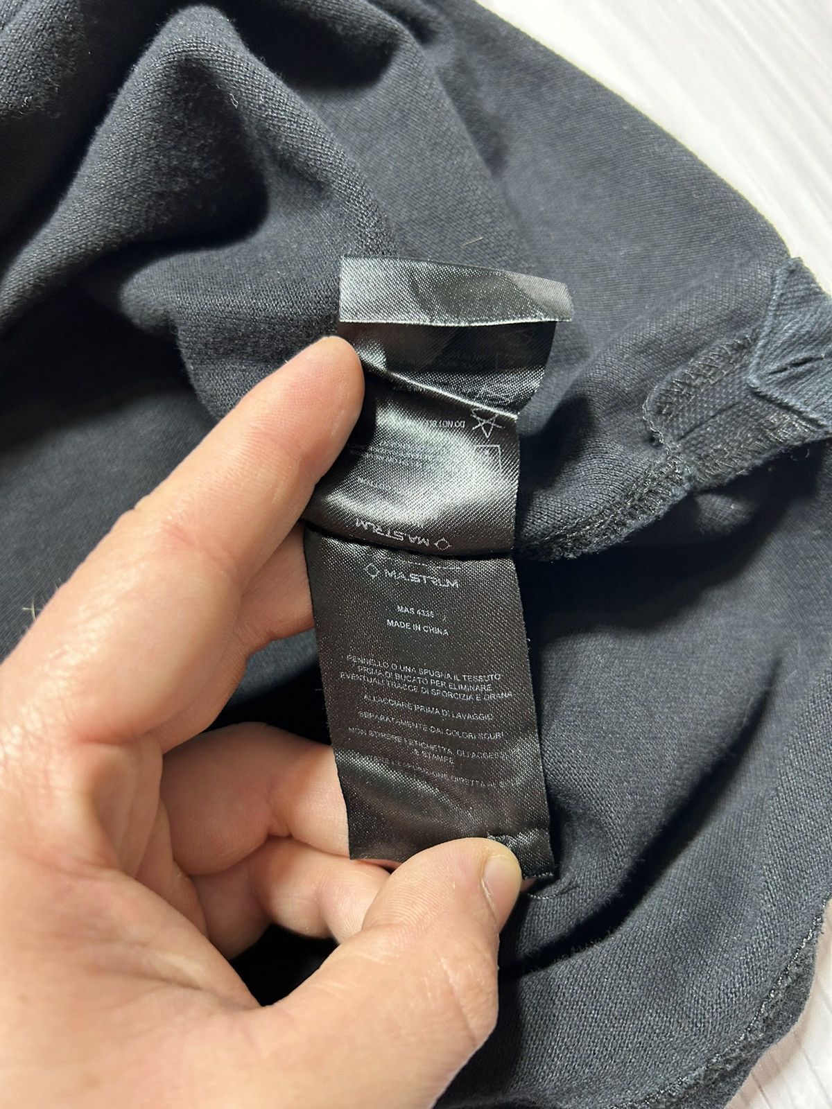 MA.STRUM × Massimo Osti Ma.Strum Logo Black Polo Size US L / EU 52-54 / 3 - 11 Thumbnail