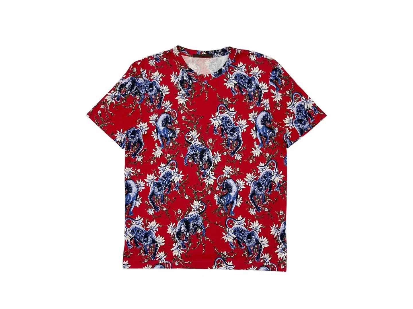 Louis Vuitton Louis Vuitton Red T-Shirt l Men Size US L / EU 52-54 / 3 - 1 Thumbnail