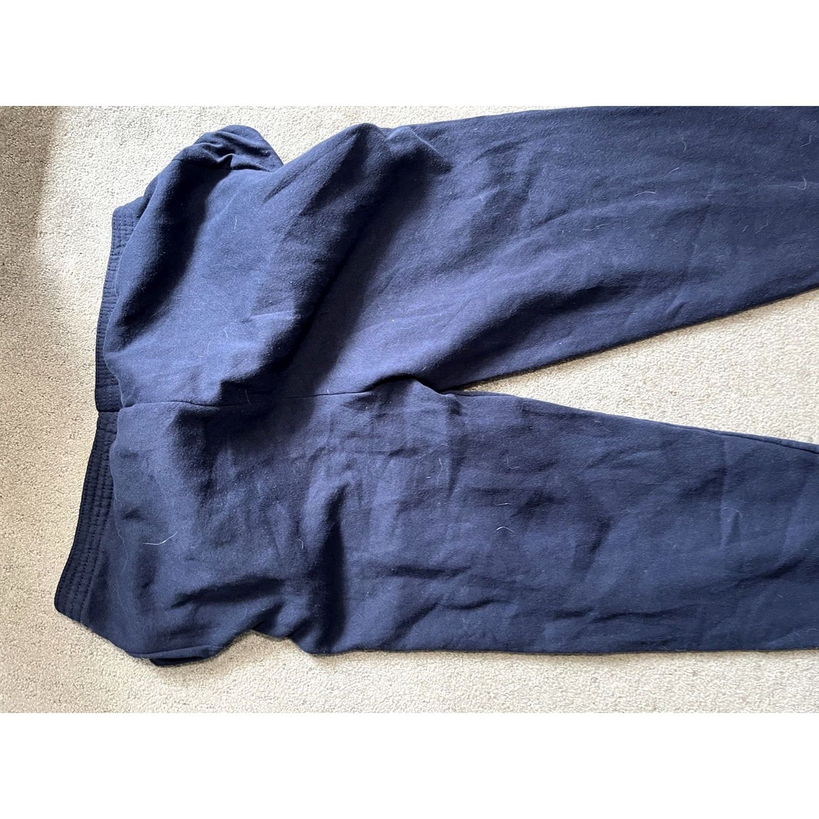Reebok VINTAGE Reebok Sweatpants Mens Large Navy Baggy Fleece Spellout Joggers 90s Size US 33 - 4 Thumbnail