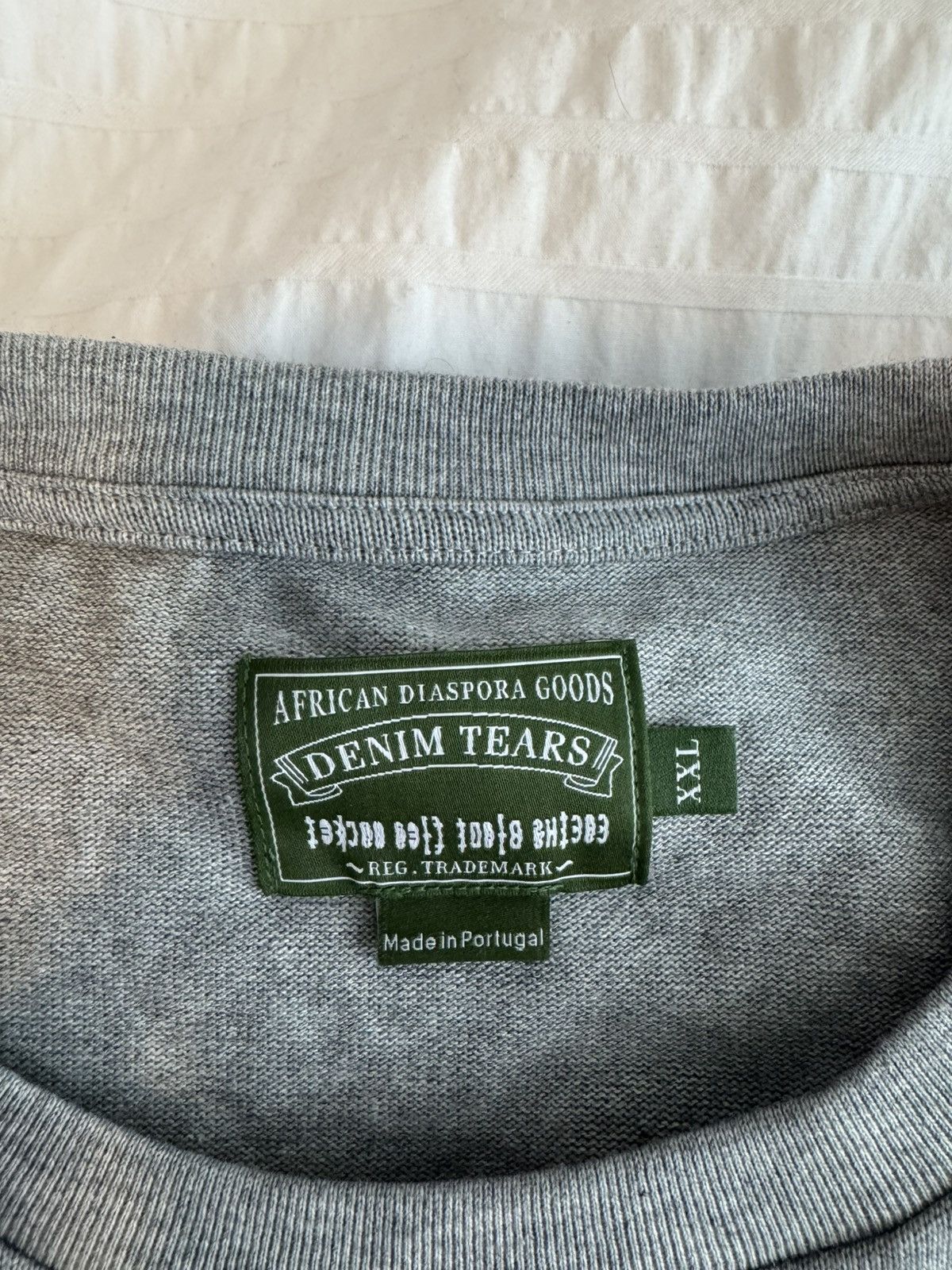 Cactus Plant Flea Market × DENIM TEARS Cactus Tears Tee Grey Size US XXL / EU 58 / 5 - 3 Thumbnail