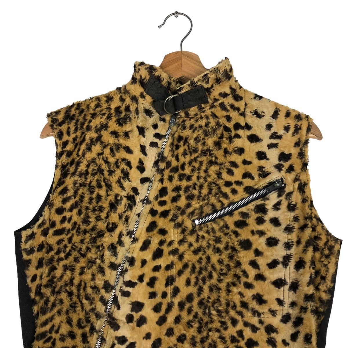 Vintage 🔥 Mink Fur Vest Tiger Skin Design Made in England Punk Wear Size US M / EU 48-50 / 2 - 3 Thumbnail
