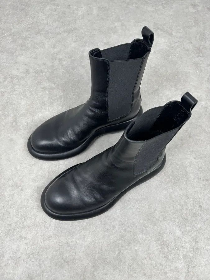 Jil Sander Jil Sander Black Ankle Leather Combat Boots Size US 9 / EU 42 - 4 Thumbnail
