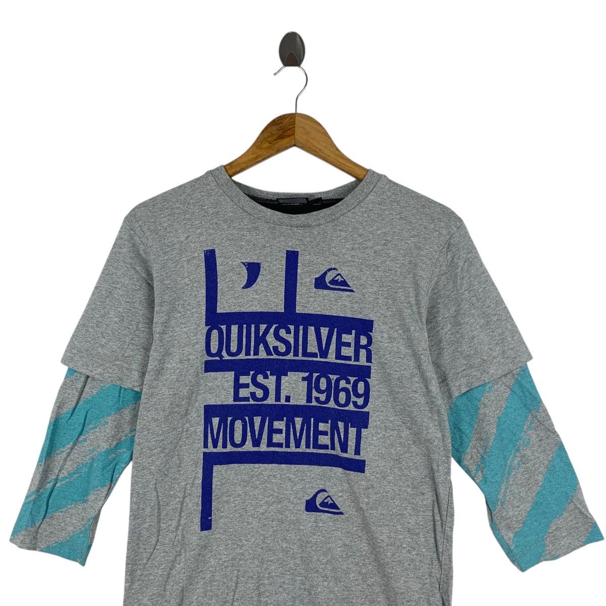 Quiksilver Vintage QUIKSILVER SURF Movement Y2K Tee Shirt Top Size US M / EU 48-50 / 2 - 2 Thumbnail