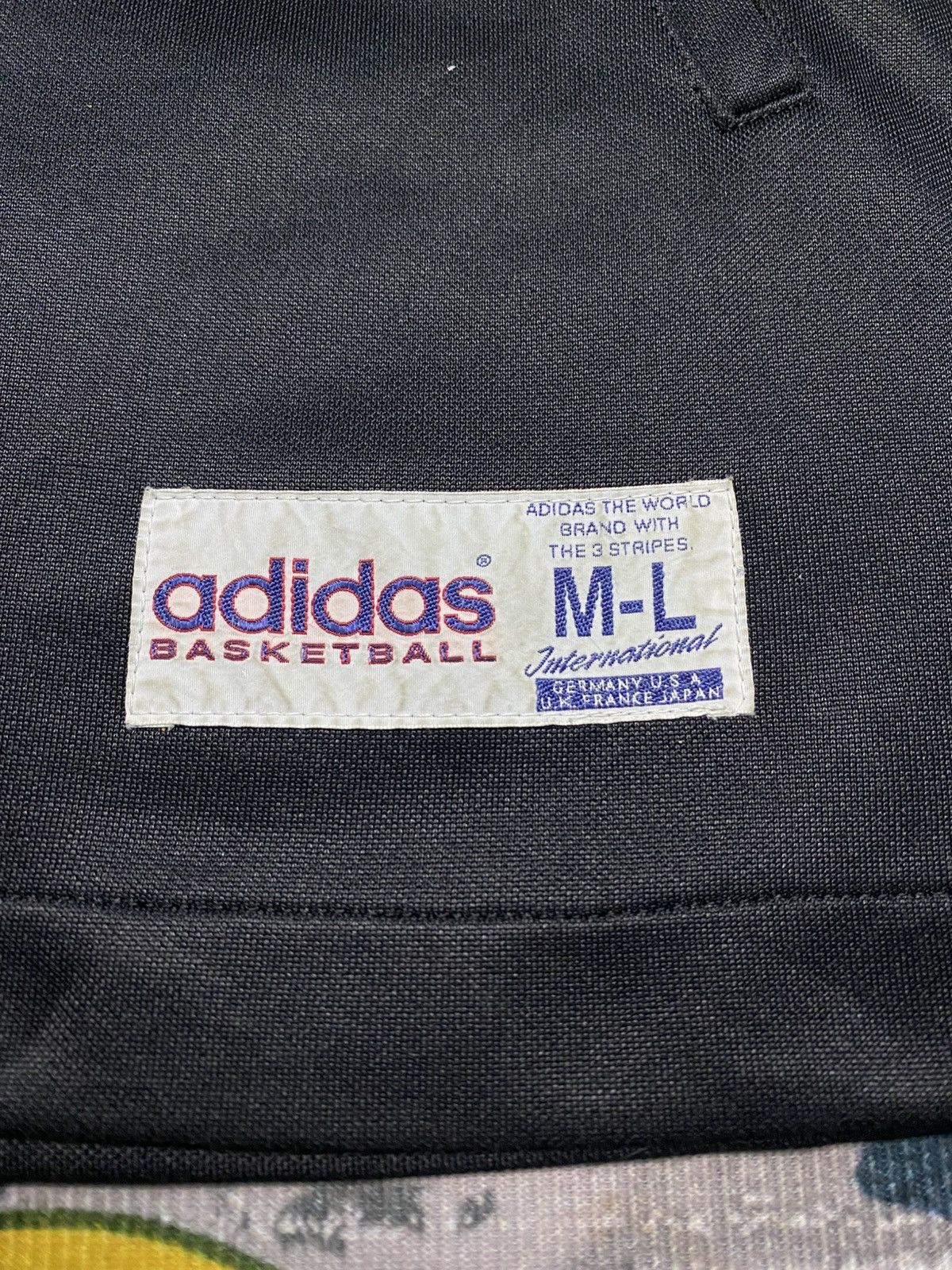 Adidas × Vintage Rare Vintage adidas basketball tracktop button up Size US L / EU 52-54 / 3 - 5 Thumbnail