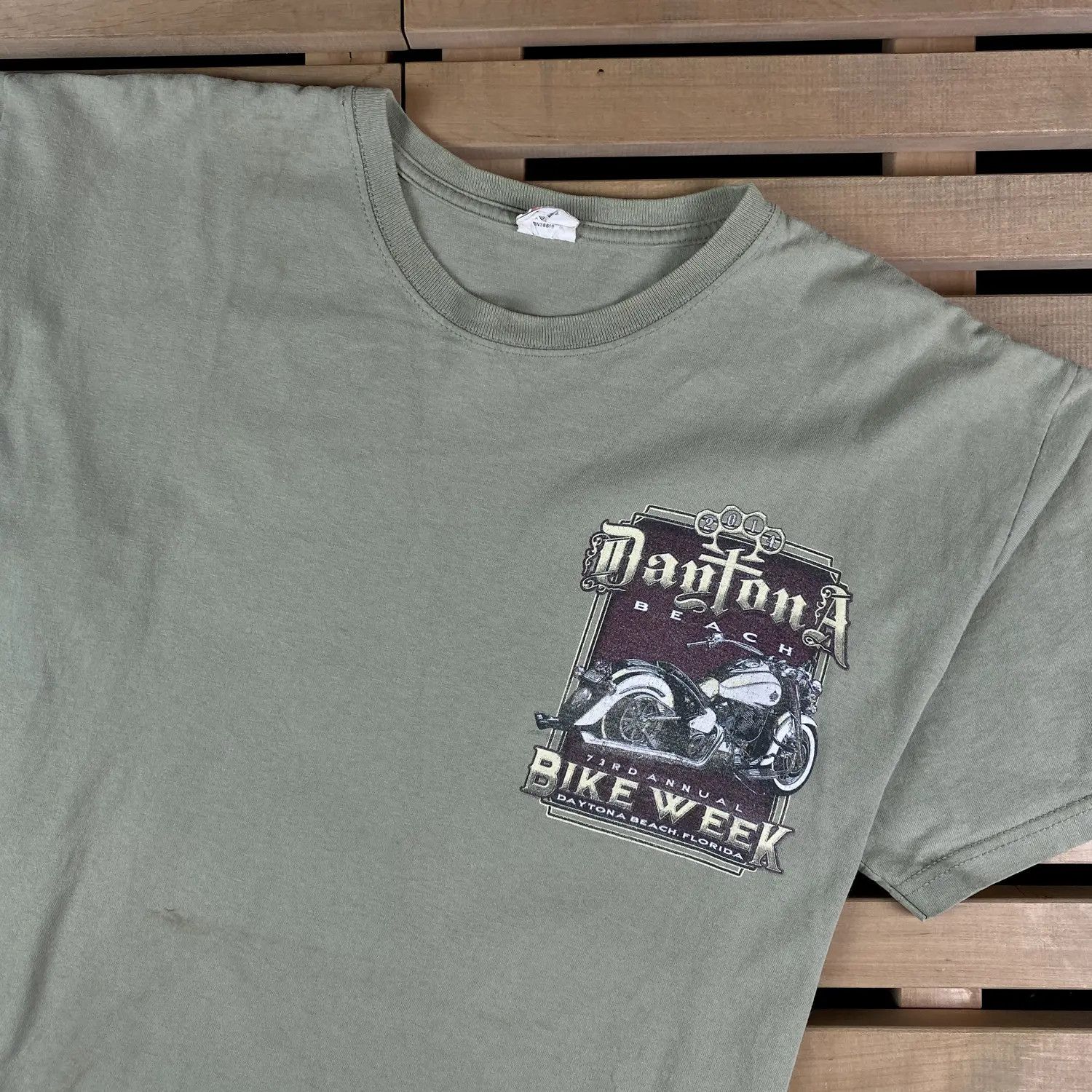 Band Tees Mens Vintage T Shirt Daytona Bike Week Size L Size US L / EU 52-54 / 3 - 2 Thumbnail