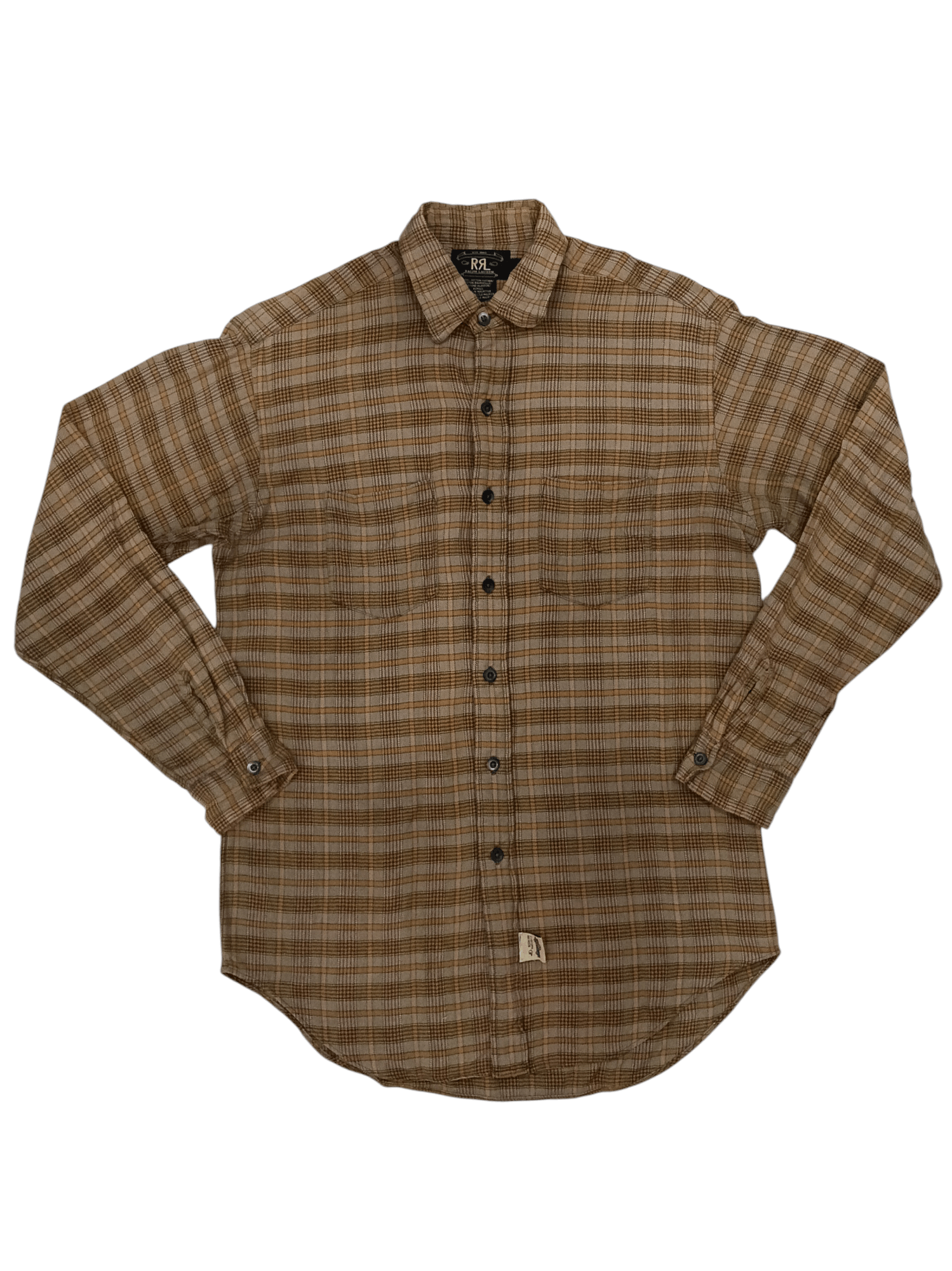 RRL Ralph Lauren RRL Ralph Lauren Button Down Shirt Flannel (S300) Size US S / EU 44-46 / 1 - 1 Thumbnail
