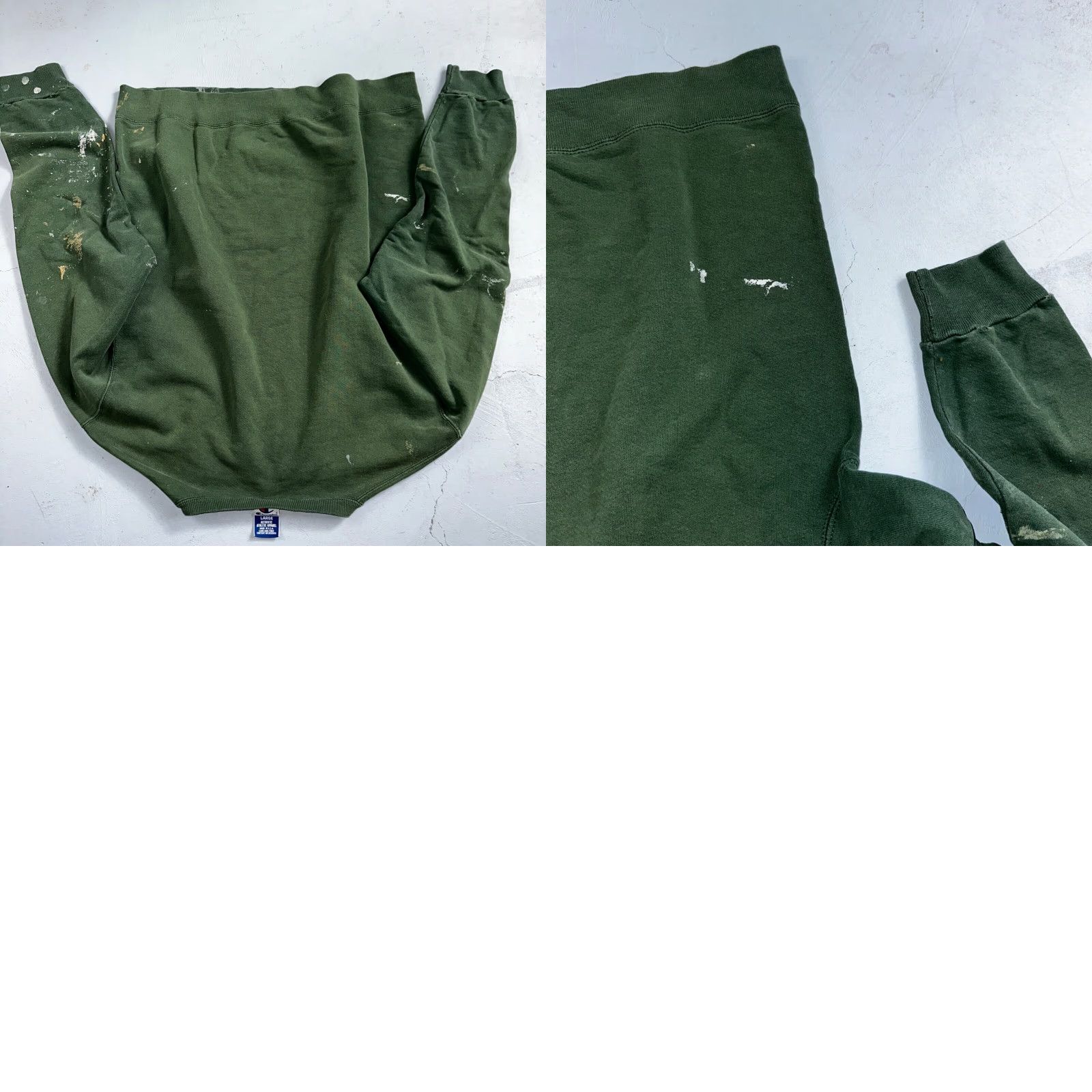 Champion VINTAGE Champion Sweatshirt Crewneck 90s Green Large Mens Size US L / EU 52-54 / 3 - 9 Thumbnail