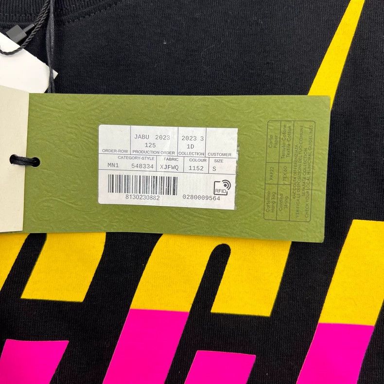 Gucci Gucci SS23 Letter Blade Printed Casual Round Neck Short Sle Size US S / EU 44-46 / 1 - 6 Thumbnail