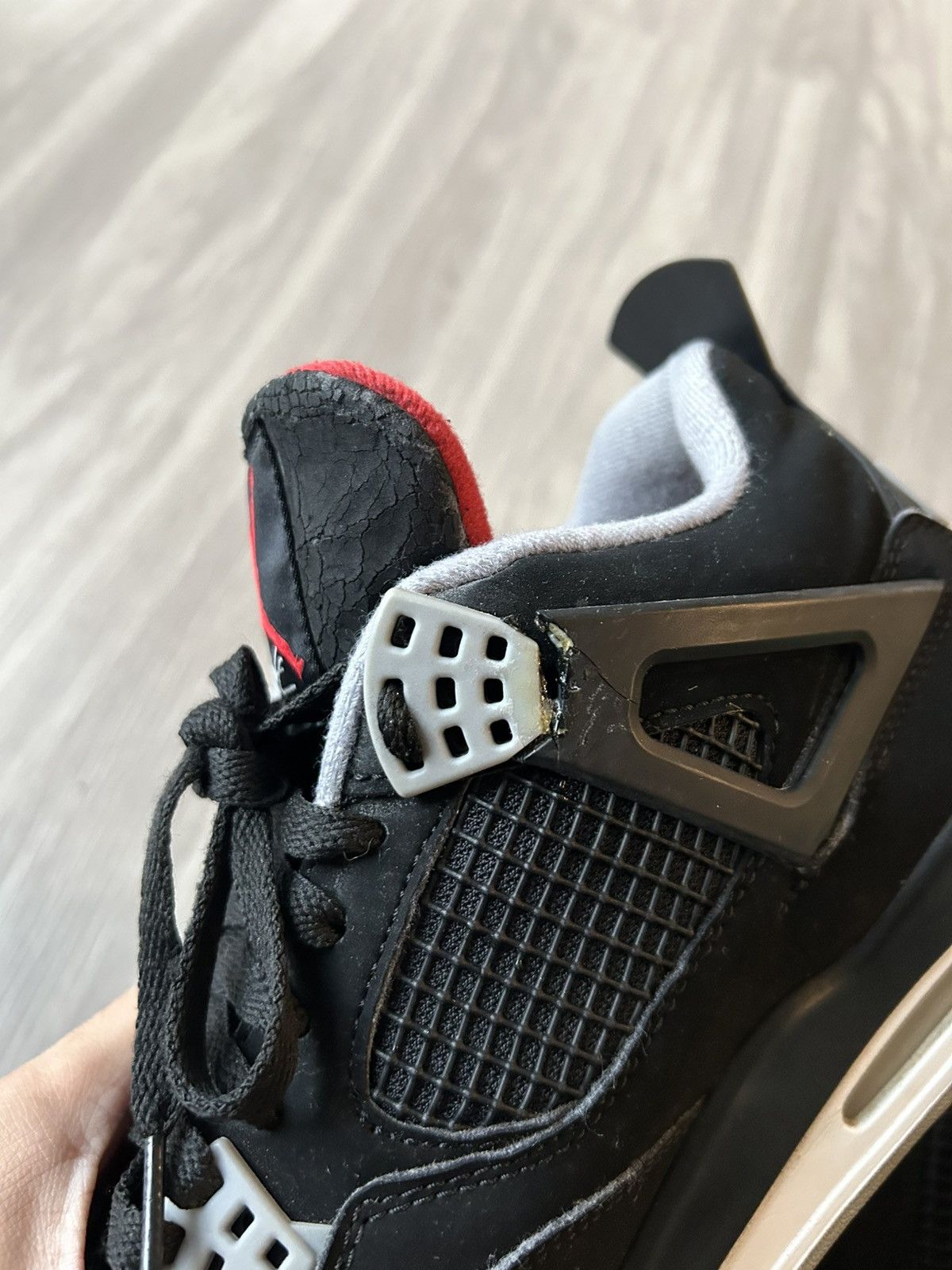 Jordan Brand Air Jordan Retro 4 Bred 2019 Size 10 Size US 10 / EU 43 - 19 Thumbnail