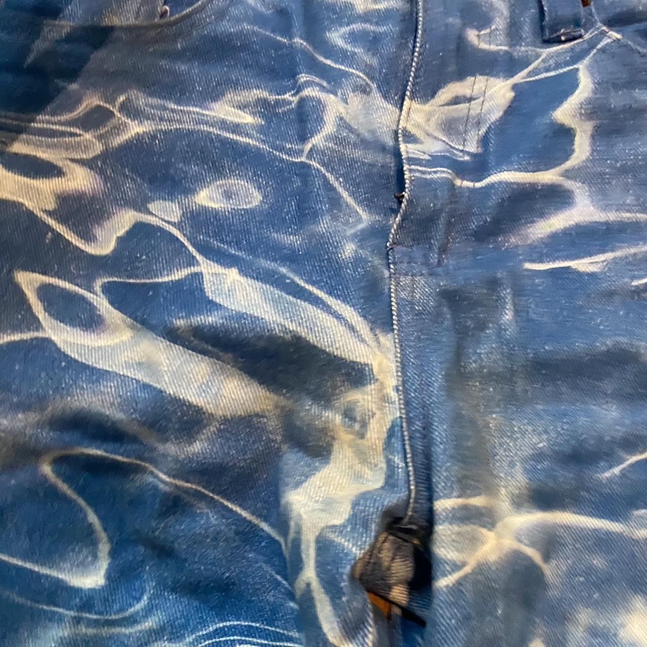 Jaded London Blue and white acid wash jeans #denim Vintage Size US 32 / EU 48 - 5 Thumbnail