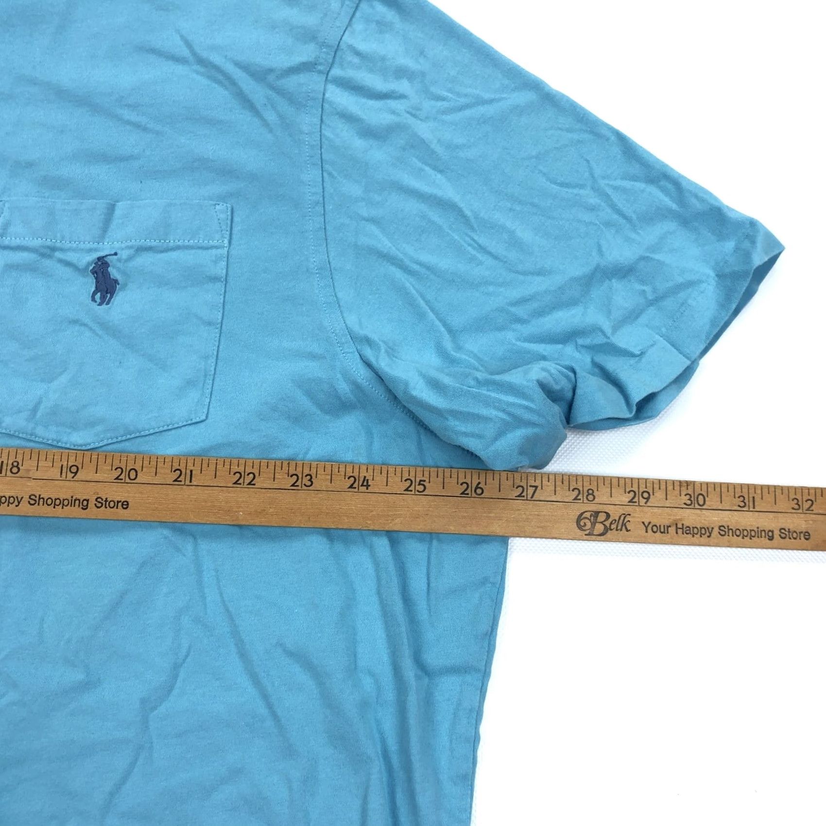 Polo Ralph Lauren Polo Ralph Lauren Polo Shirt Mens XXL Aqua Blue Classic Fit Short Sleeve Pocket Polo Shirt Size US XXL / EU 58 / 5 - 5 Thumbnail