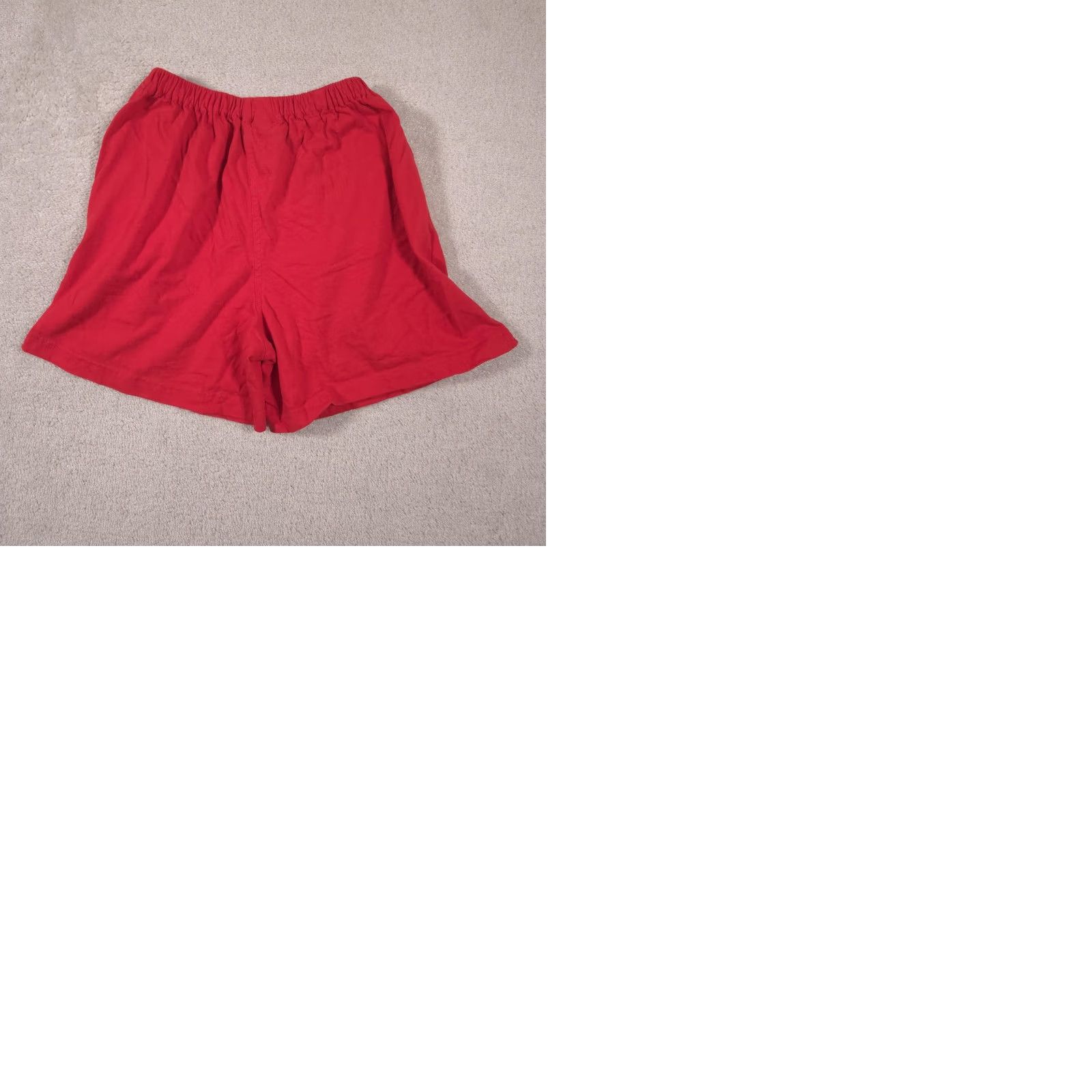 Vintage Ac-tiv-ology Shorts Womens Large Red Sweat Elastic Waist Embroidered Golf Size 36" / US 14 / IT 50 - 9 Thumbnail