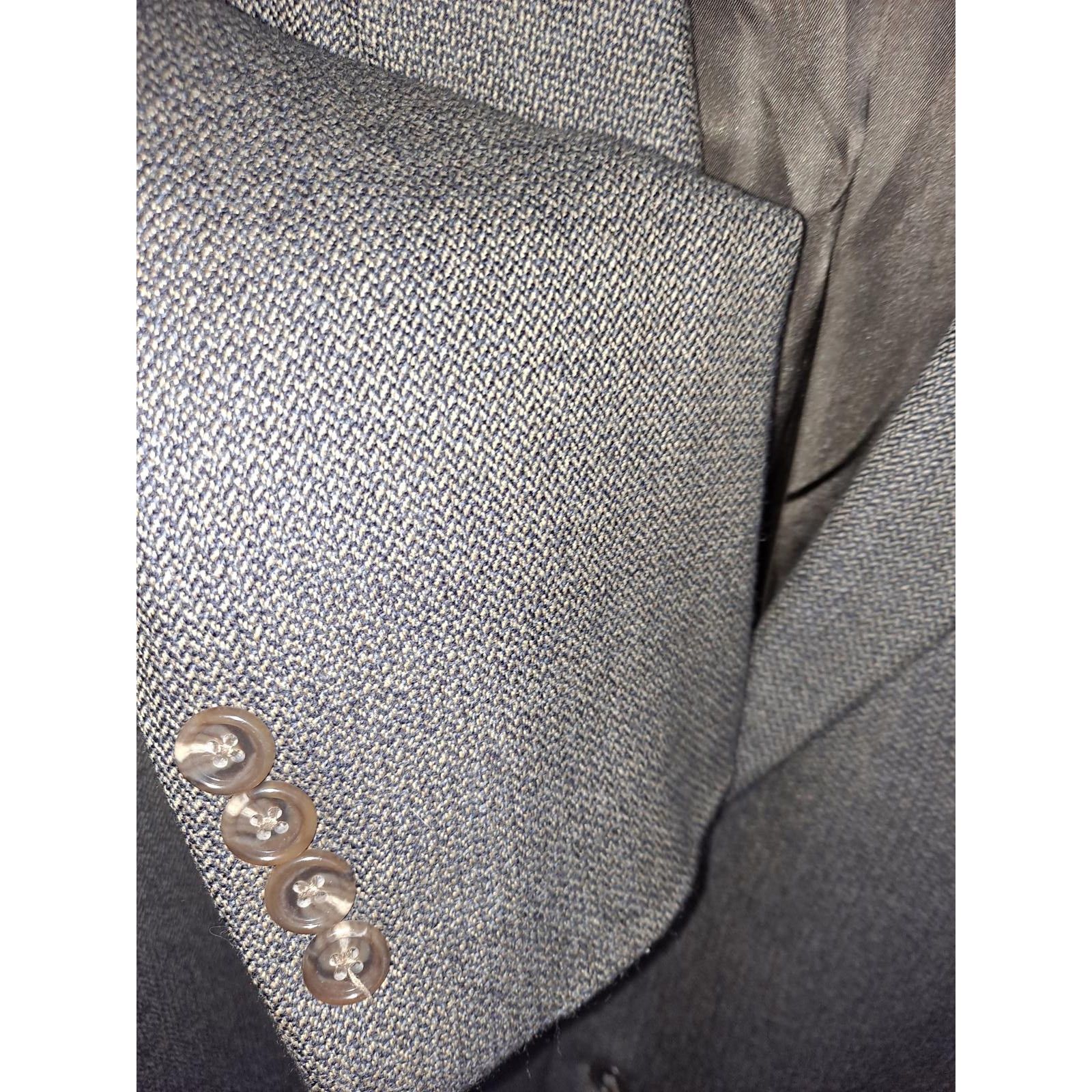 Evan Picone Evan Picone Wool Cashmere Tweed Blazer Size 46L Size 46L - 7 Thumbnail