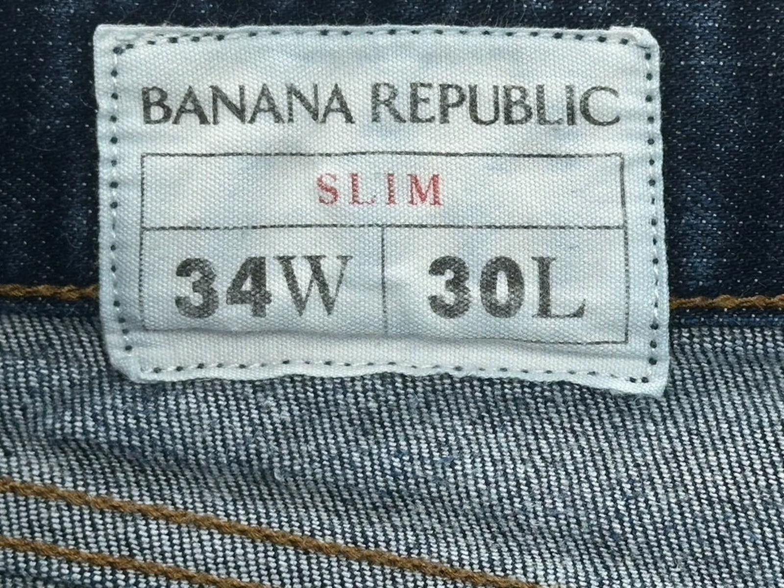Banana Republic Banana Republic Slim Fit 5 Pocket Denim Jeans Blue Men 34/30 Size US 34 / EU 50 - 6 Thumbnail