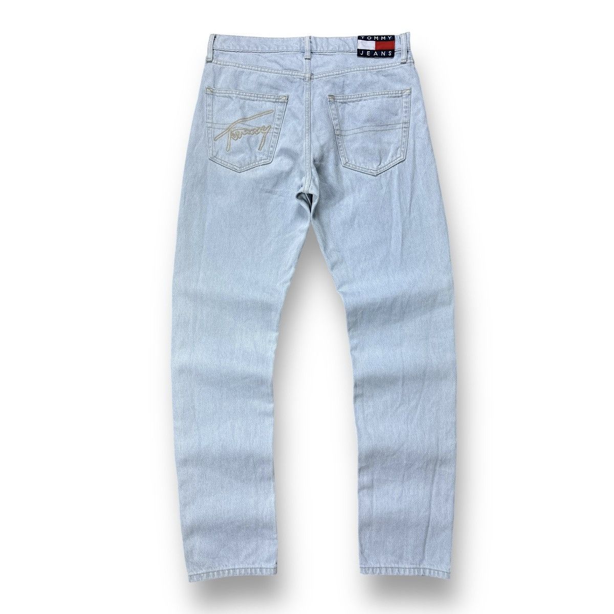 Tommy Hilfiger Tommy Hilfiger Dad Jeans Regular Tapered Blue Denim W31 L34 Size US 31 - 1 Thumbnail