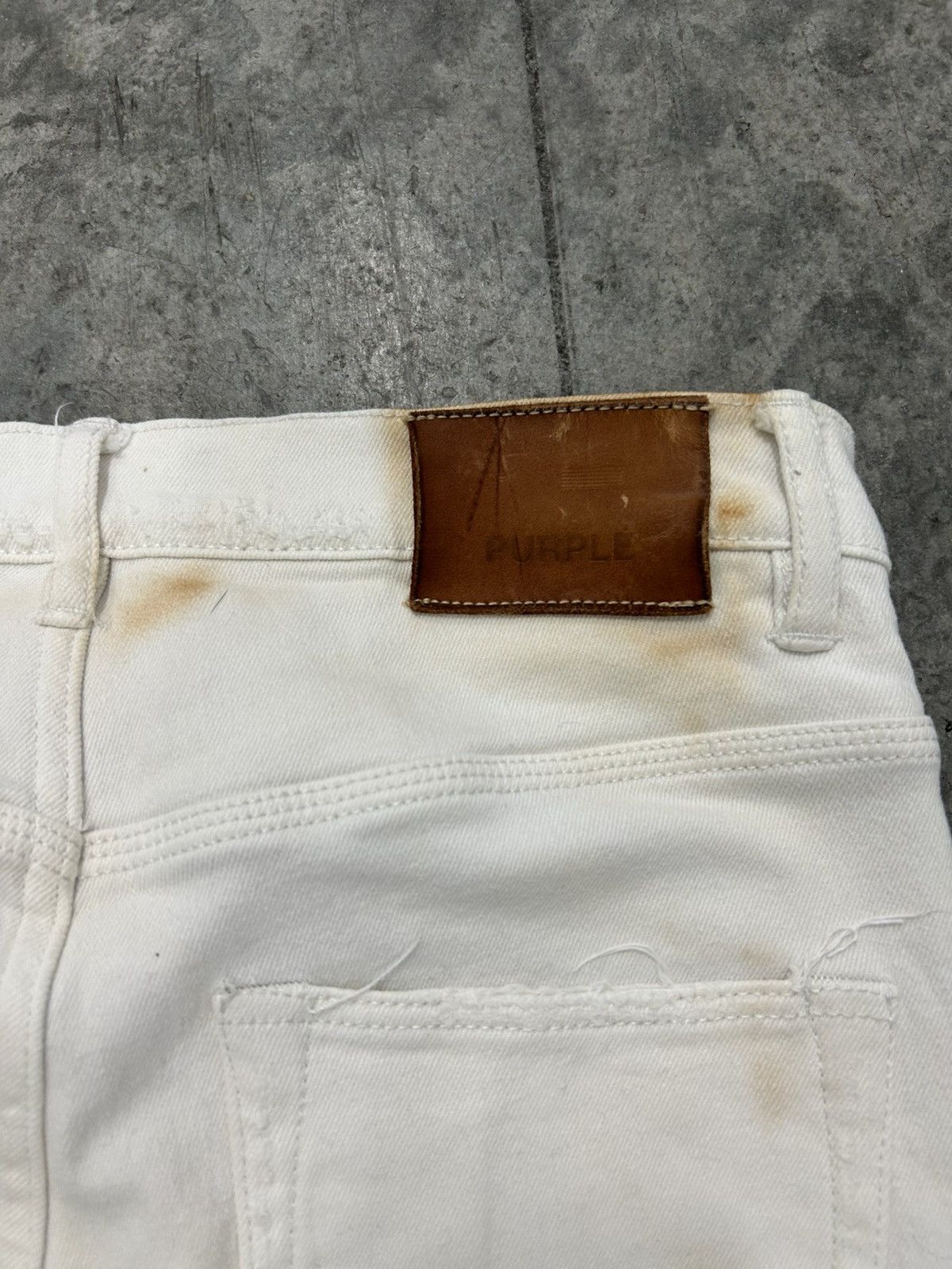 Purple Purple brand jeans white size 30 Size US 30 / EU 46 - 4 Thumbnail
