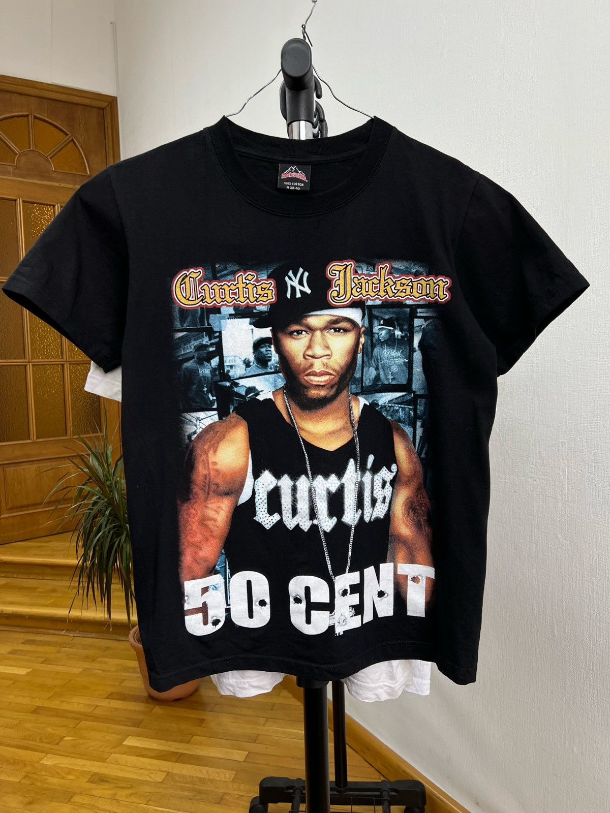 Band Tees × Rap Tees × Vintage Vintage 50 cent 00s Album Rap Graphic HipHop Tee-Shirt Size US M / EU 48-50 / 2 - 1 Thumbnail