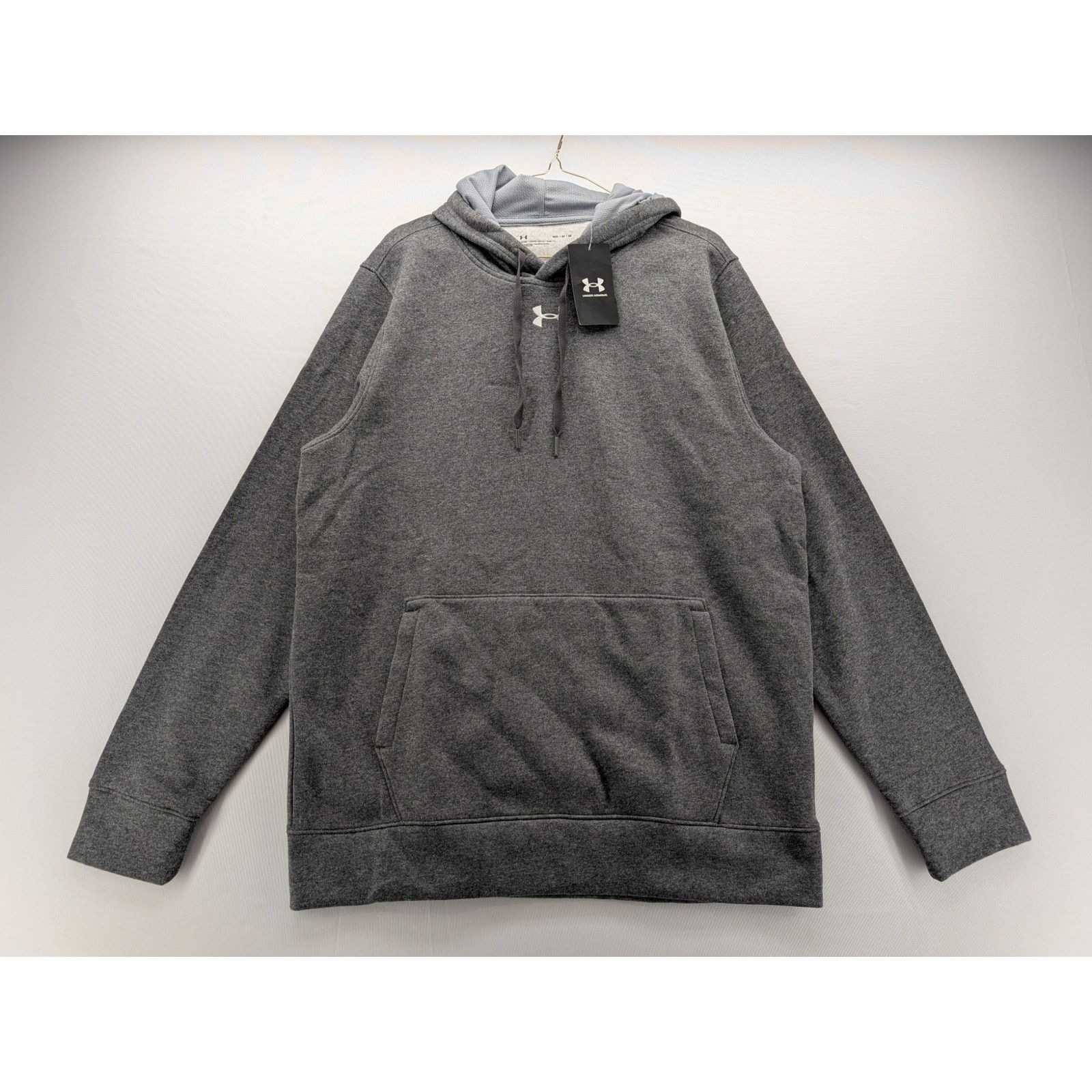 Under Armour NWT Under Armour Men's UA Hustle Fleece Hoodie in Grey Size US M / EU 48-50 / 2 - 1 Thumbnail