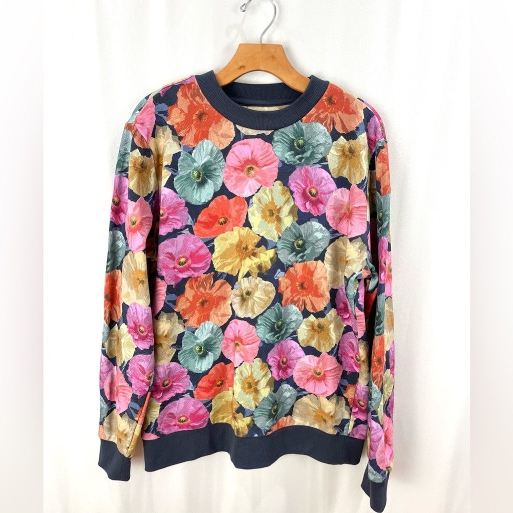 Liberty × Simons Simons x Liberty Floral Crewneck Cotton Sweatshirt Size M Size US M / EU 48-50 / 2 - 3 Thumbnail