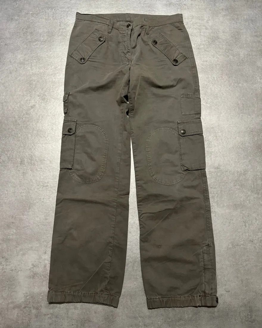 Dolce & Gabbana × Vintage AW2004 Dolce & Gabbana Faded Multi Pockets Cargo Pants Size US 32 / EU 48 - 1 Thumbnail