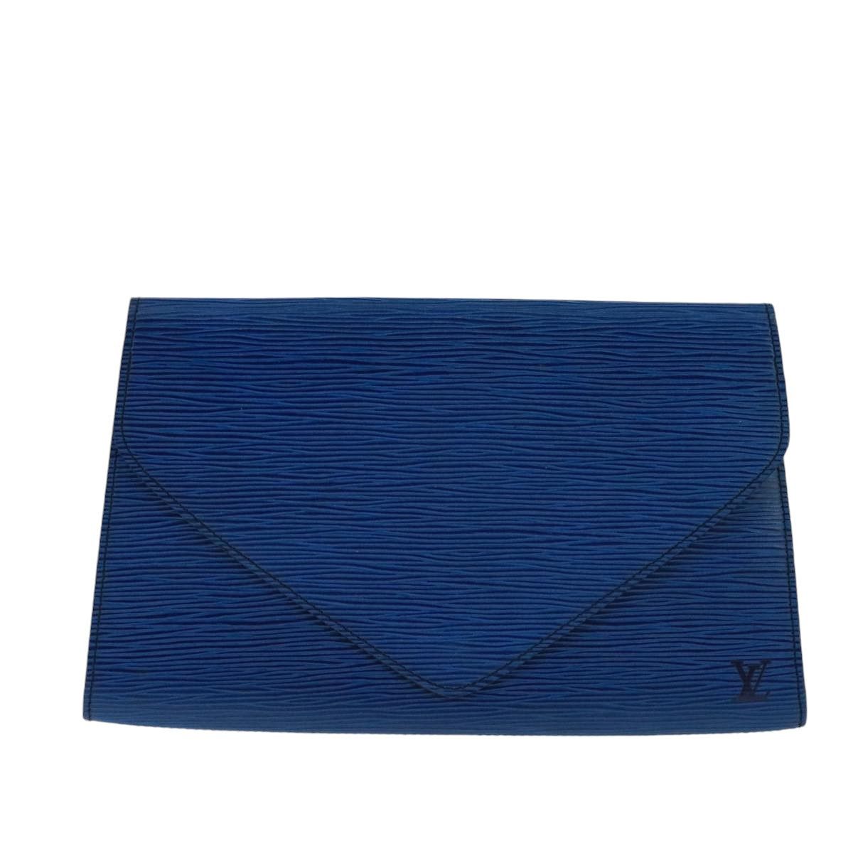Louis Vuitton Art Déco Blue Leather Clutch Bag (Pre-Owned) Size ONE SIZE - 1 Thumbnail