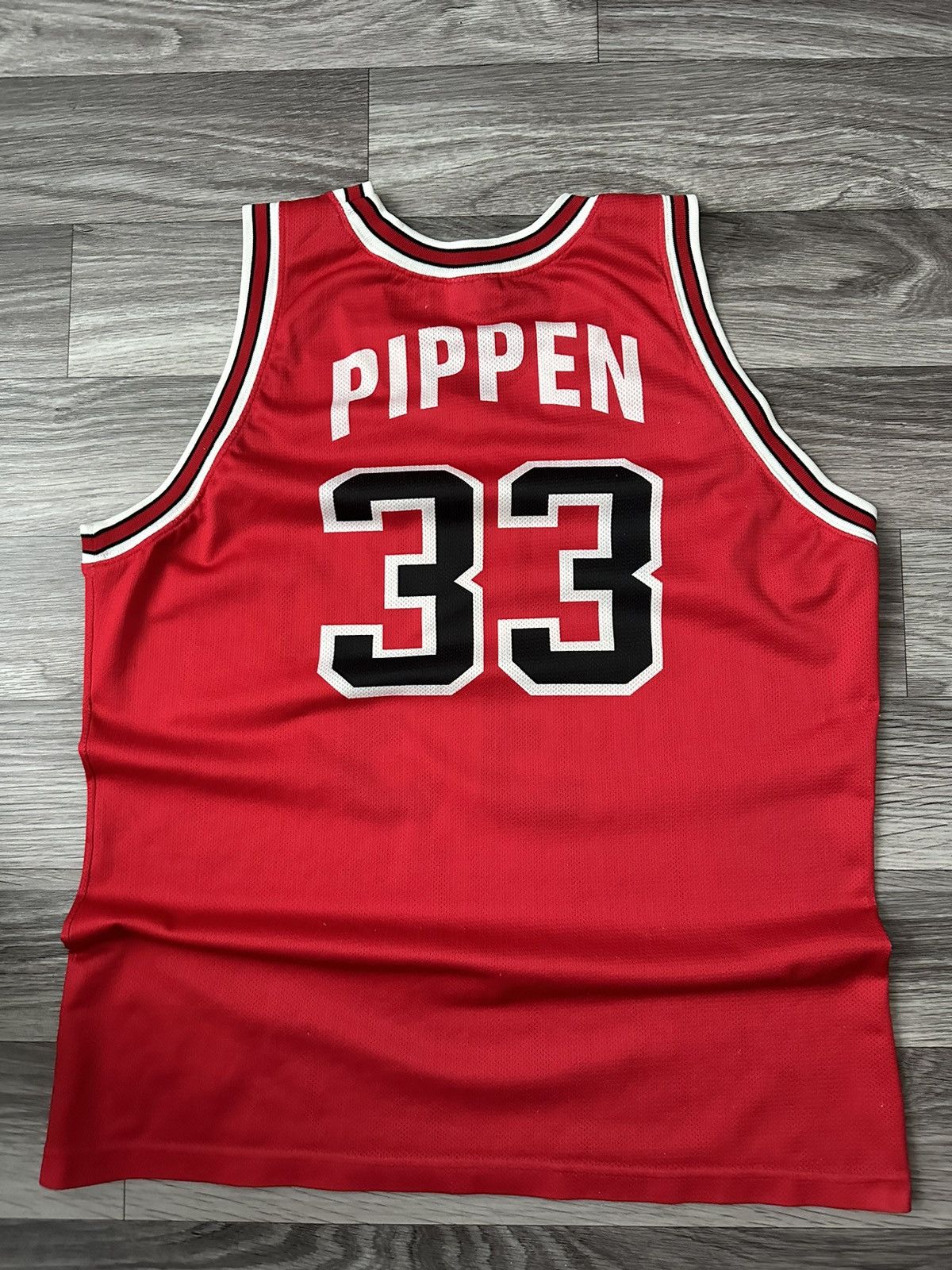 Champion Campion Chicago Bulls NBA Scottie Pippen 33 Vintage Jersey Size US XL / EU 56 / 4 - 2 Thumbnail