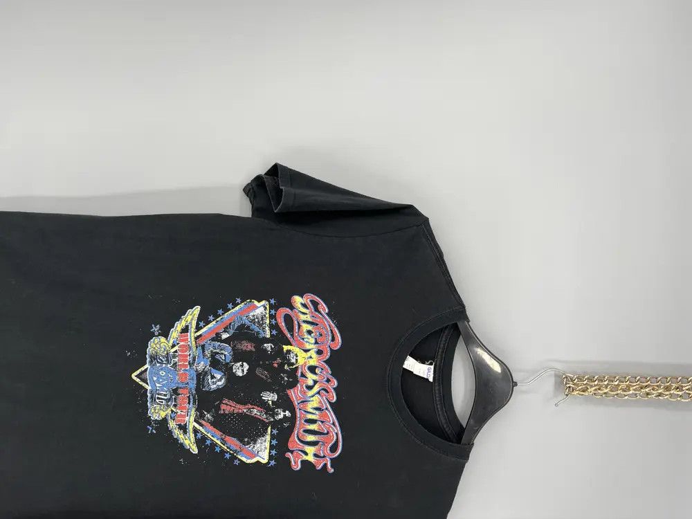 Band Tees 00s Vintage Aerosmith World Tour T-Shirt Band Rock Streetwea Size US M / EU 48-50 / 2 - 4 Thumbnail