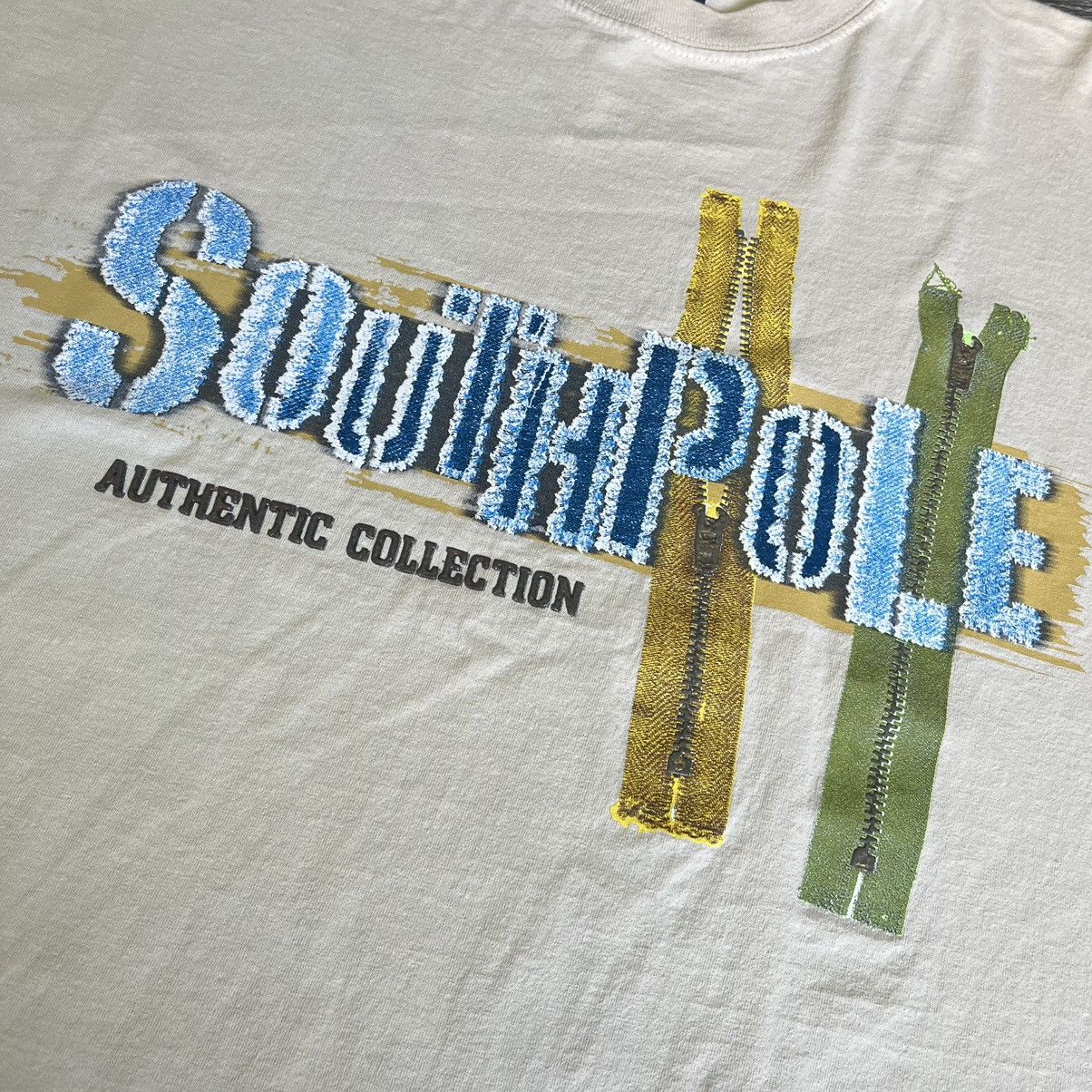 Southpole Vintage South Pole Affliction Style Zipper Logo Graphic Tee Size US L / EU 52-54 / 3 - 3 Thumbnail